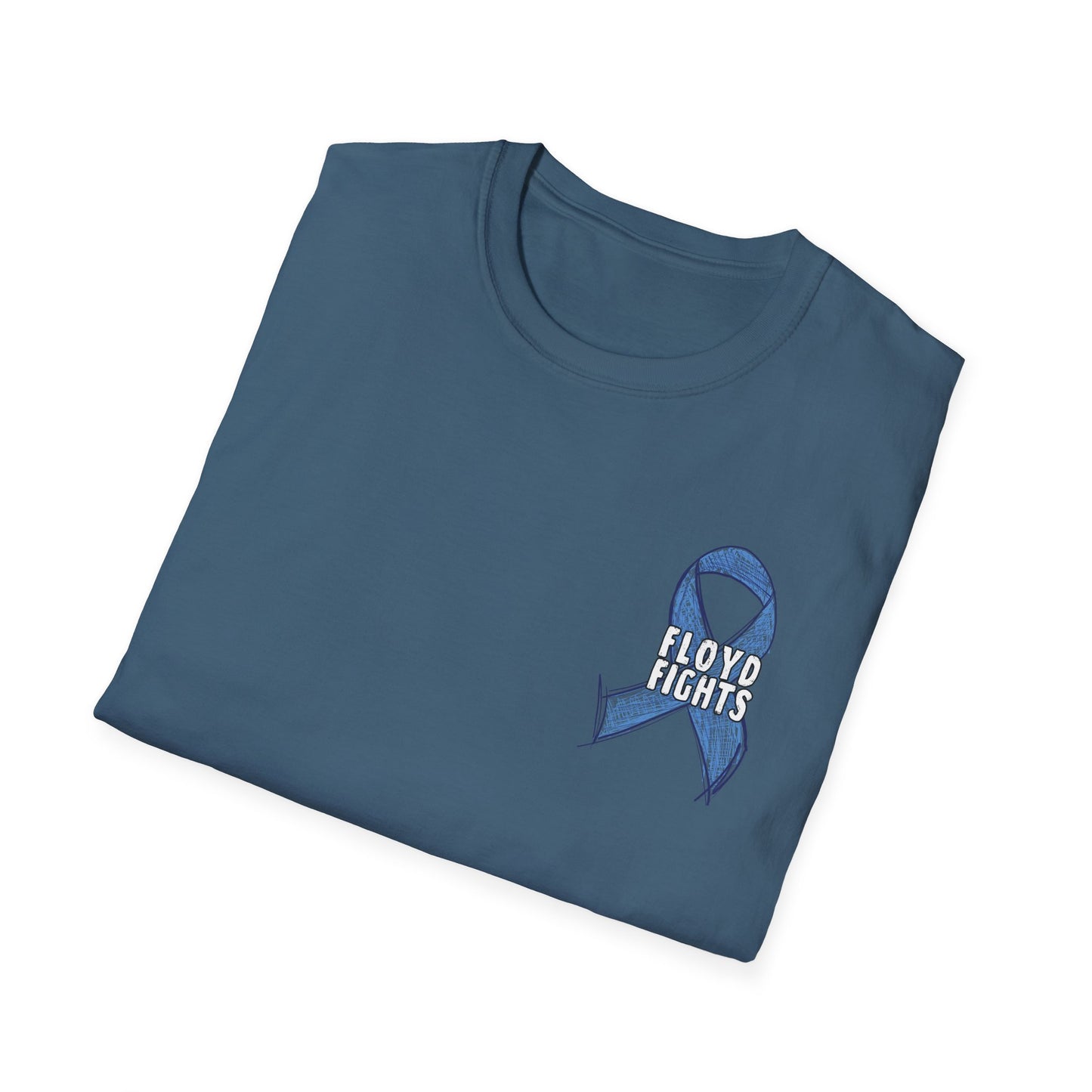 FLOYD FIGHTS Ribbon Diabetes Awareness T-Shirt | Softstyle Tee