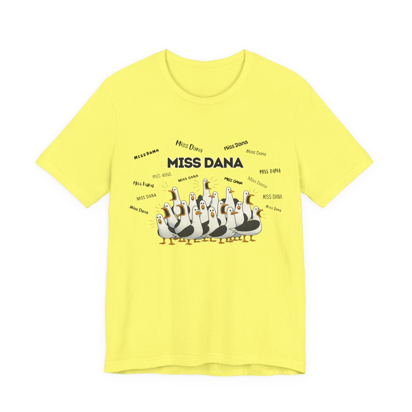 Miss Dana- Penguin Choir T-Shirt — Funny Teacher Personalized Tee