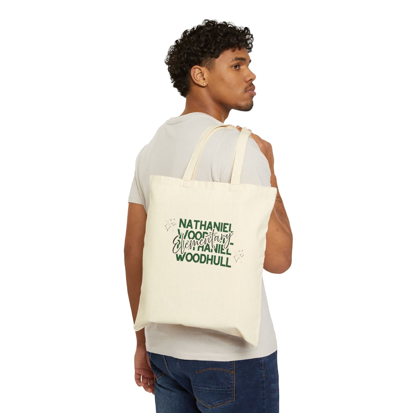 Woodhull Cotton Canvas Tote Bag - Stylish & Eco-Friendly Shopper