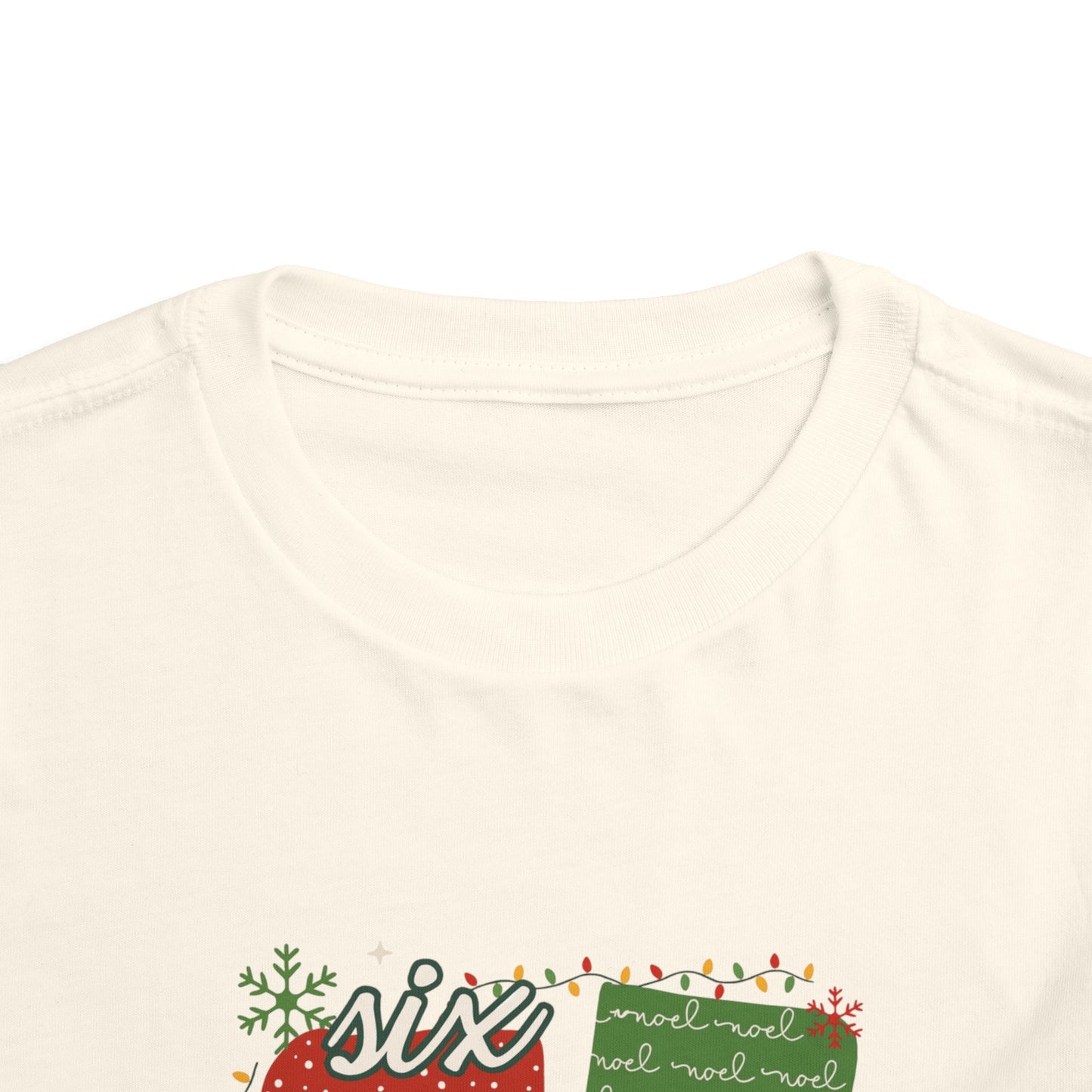 6-1 Toddler Tee "Six Seven" - Christmas
