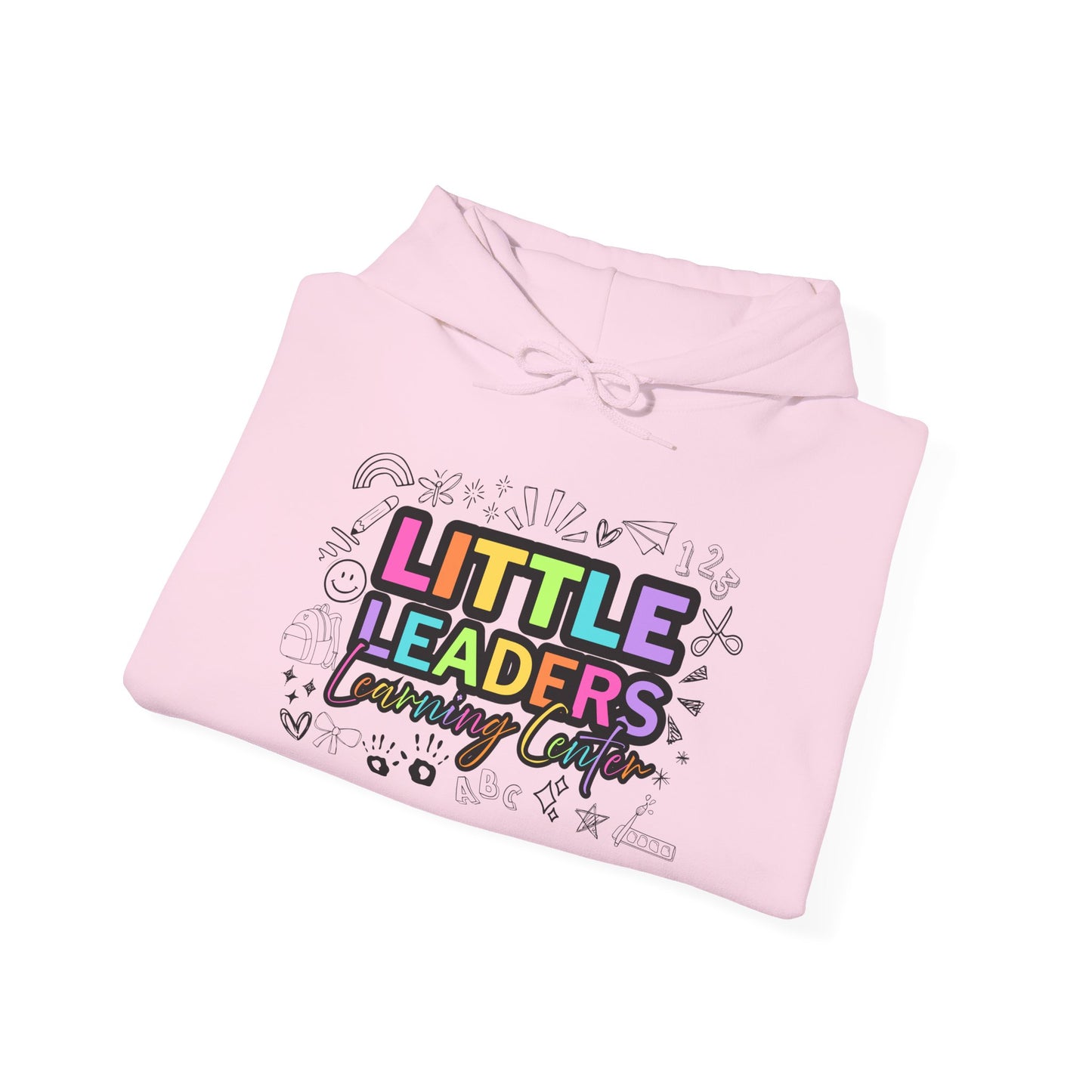 Little Leaders Doodle Design Hoodie - Cozy Unisex Sweatshirt