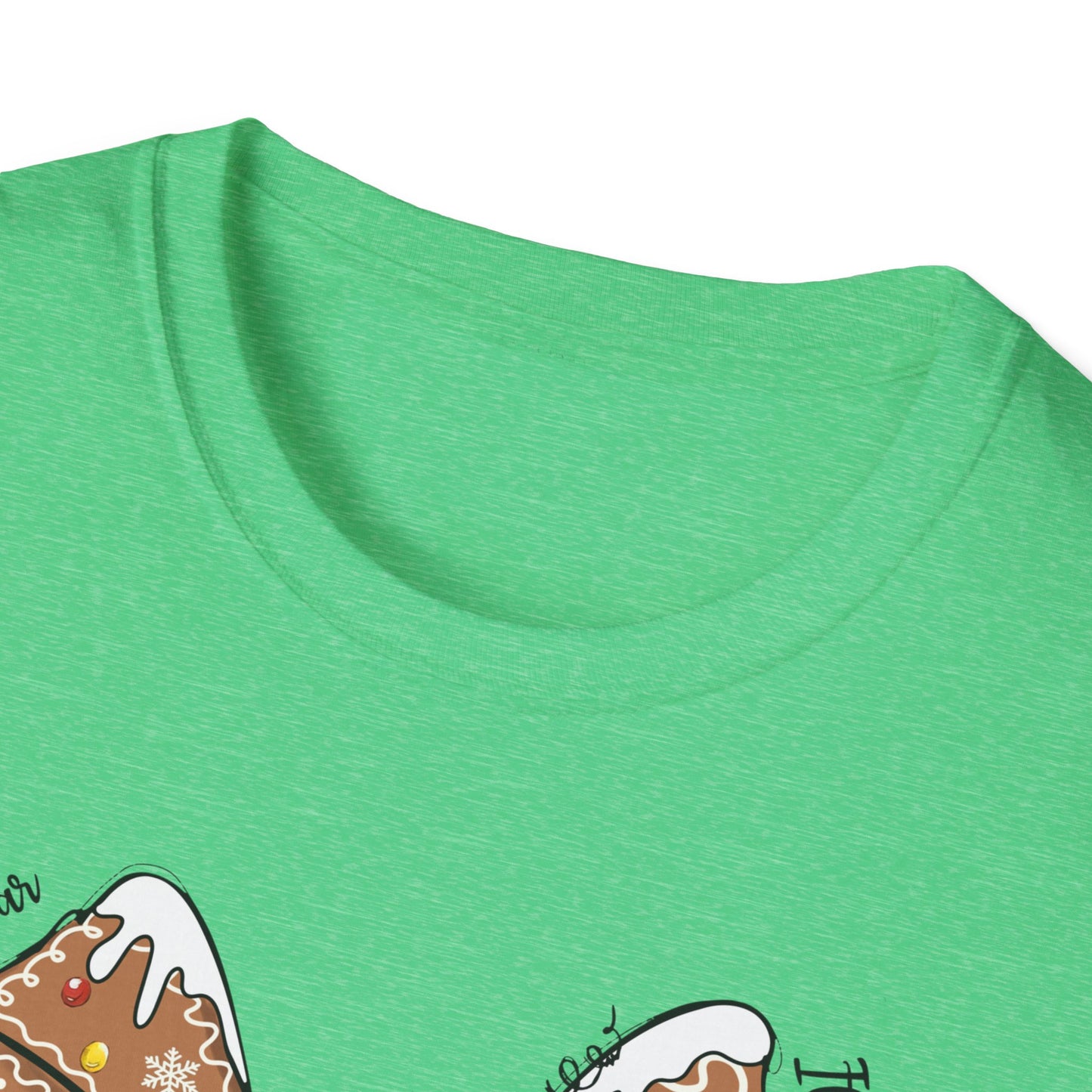 Gingerbread Bow- Christmas Unisex t-shirt