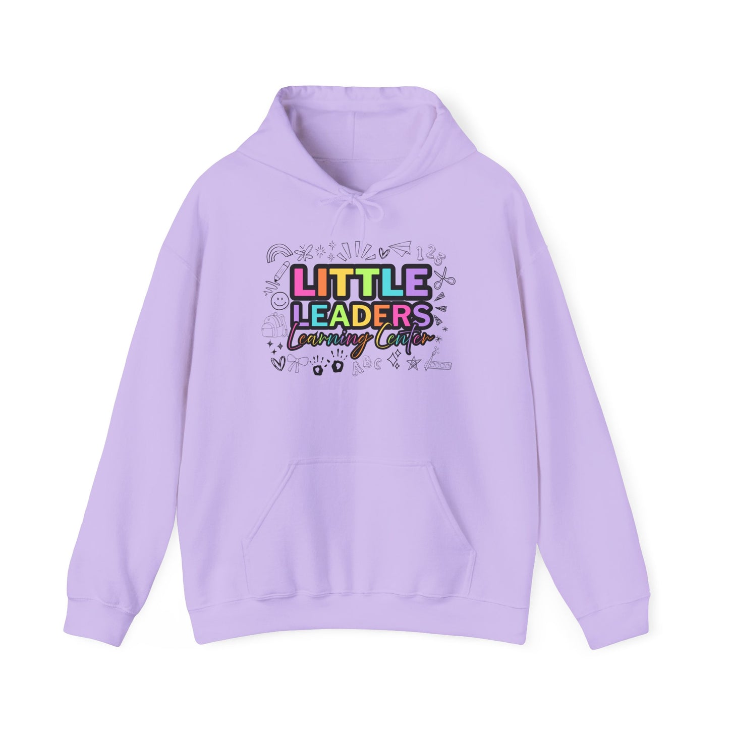 Little Leaders Doodle Design Hoodie - Cozy Unisex Sweatshirt