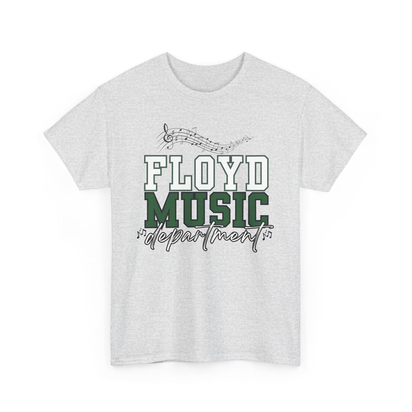 Floyd Music Heavy Cotton Tee - "Music is the Soundtrack of Your Life" Unisex T-Shirt- Floyd Strong