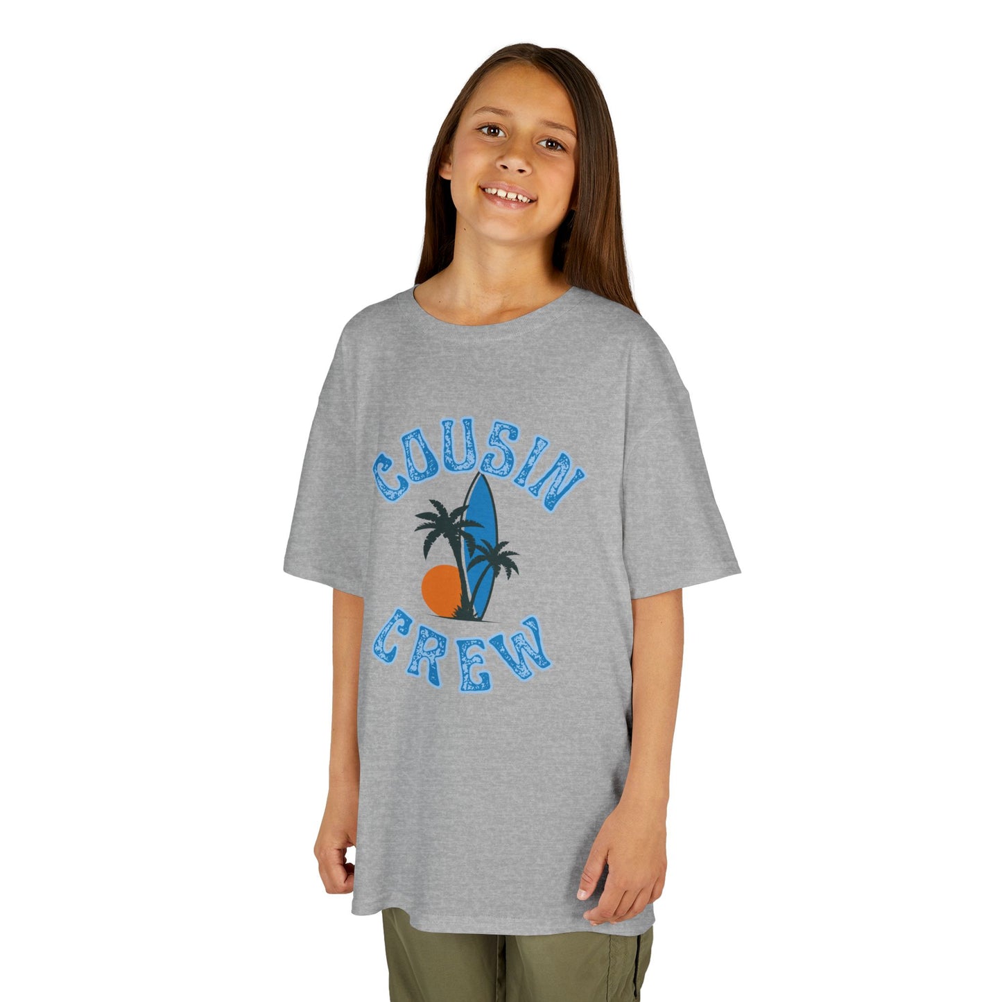 Cool Cousin Crew Kids Tee - Summer Fun, Family Gatherings, Beach Days, Mini Collection