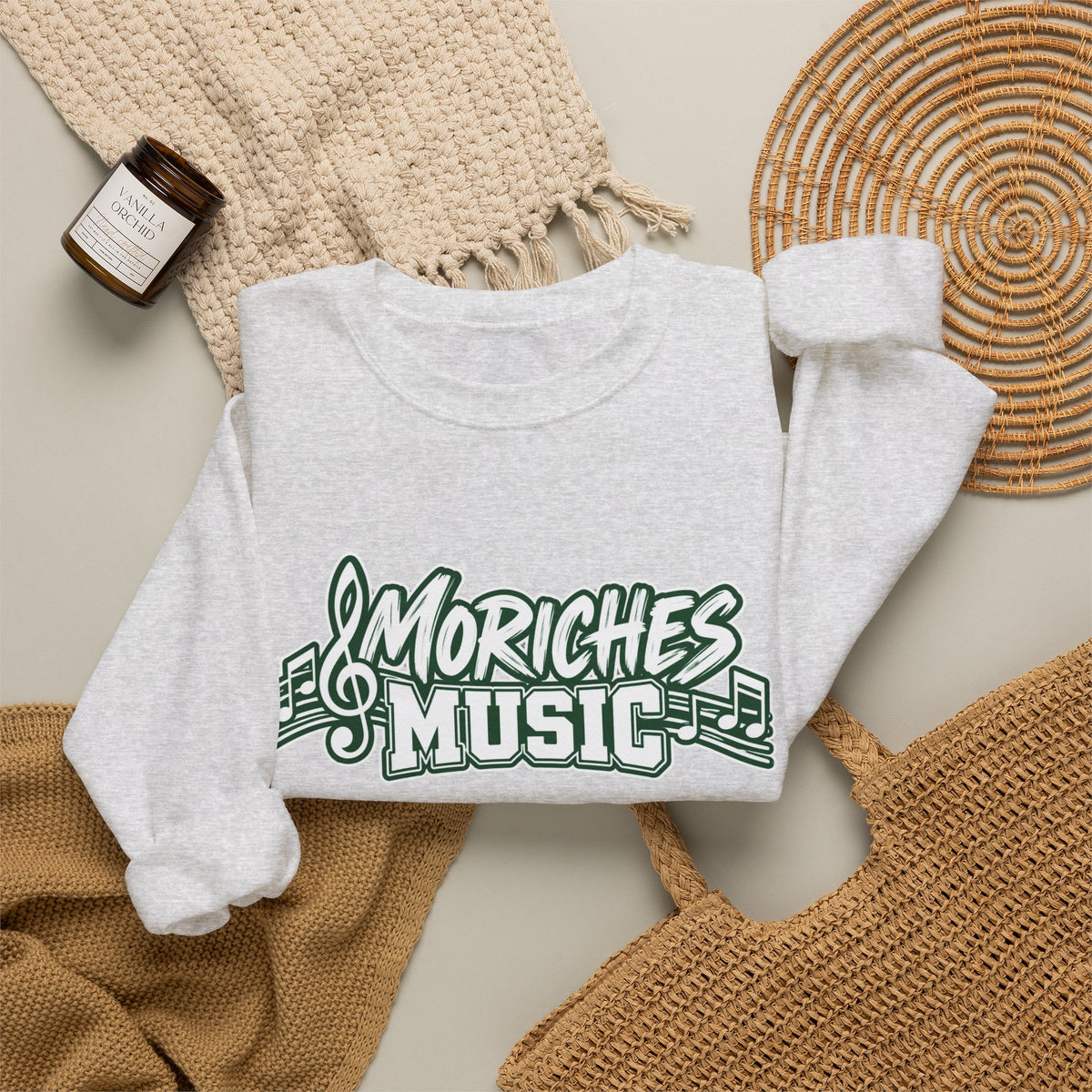 Moriches Music Sweatshirt — "Music Changes Lives One Child at a Time" Crewneck