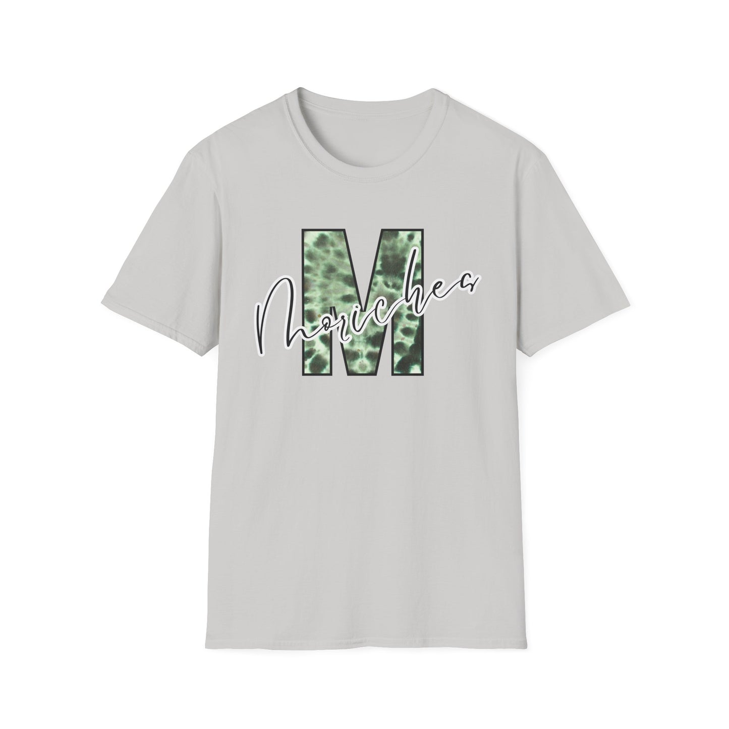 Tie Dye Moriches Stylish Unisex Softstyle T-Shirt with Moriches Design