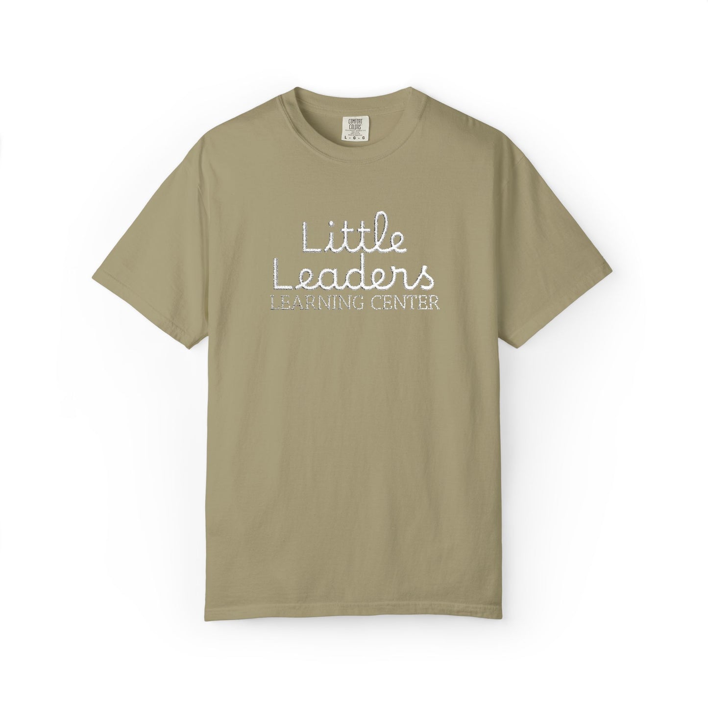 Little Leaders Full Embroidered Unisex Garment-Dyed T-Shirt