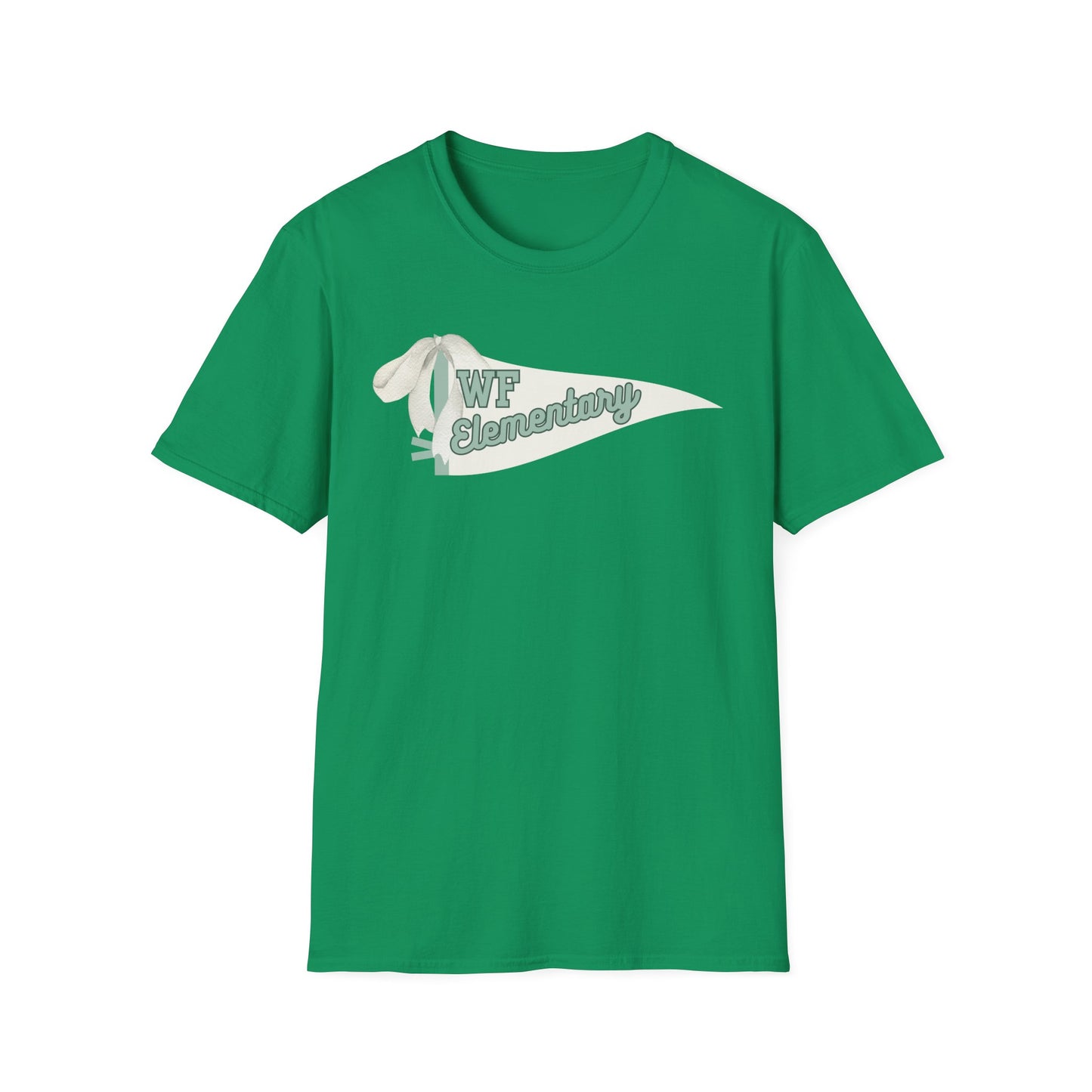 WFE Pennant Unisex Softstyle Graphic Tee with Vintage Design