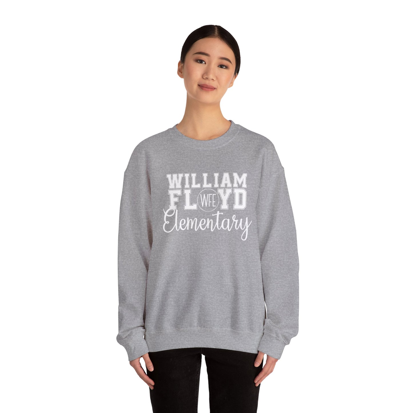 WFE Logo Crewneck Sweatshirt - William Floyd Elementary