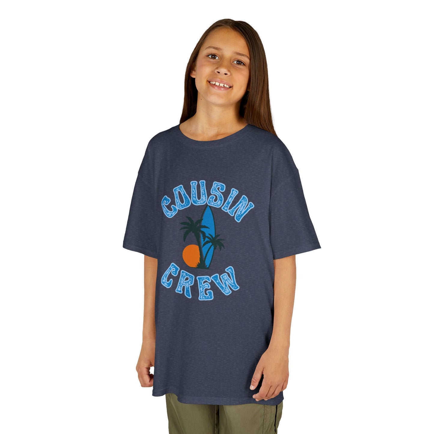 Cool Cousin Crew Kids Tee - Summer Fun, Family Gatherings, Beach Days, Mini Collection