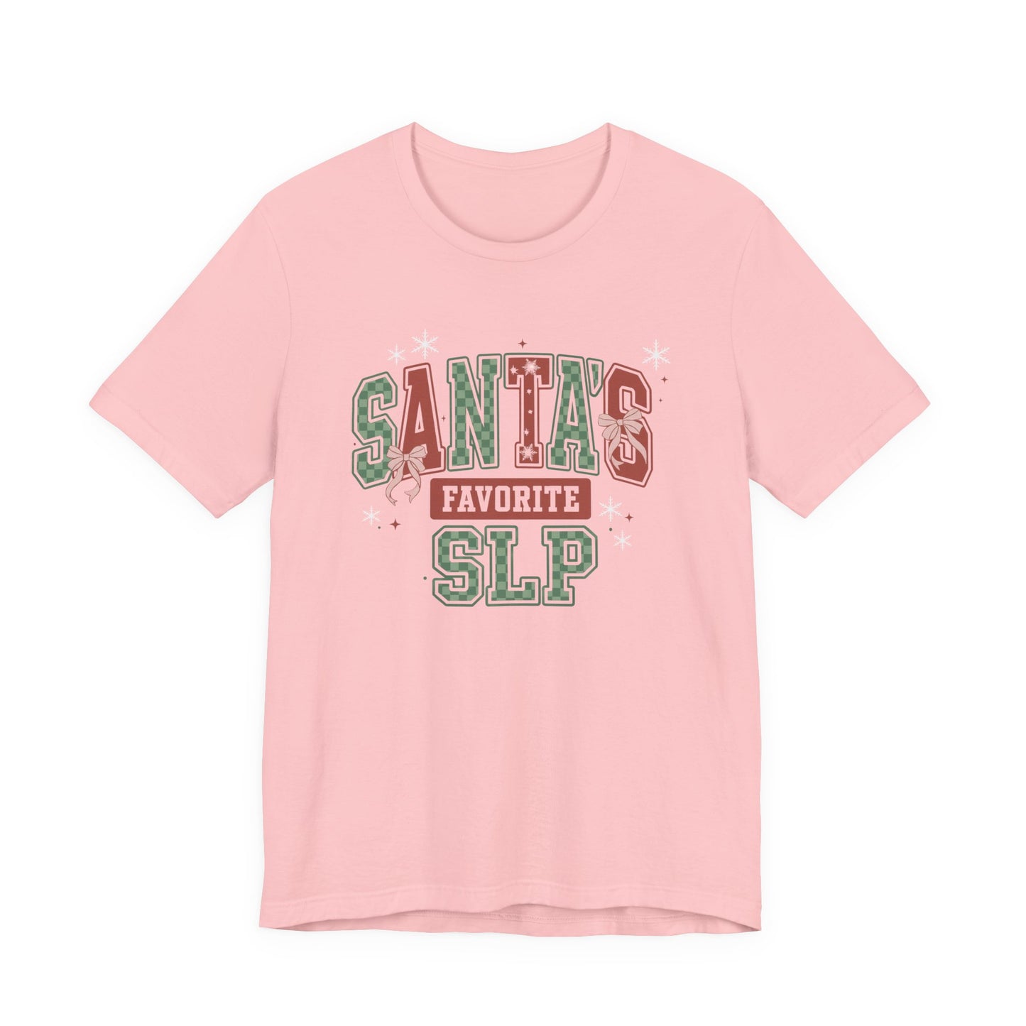 Santa's Favorite SLP — Christmas Unisex T‑Shirt