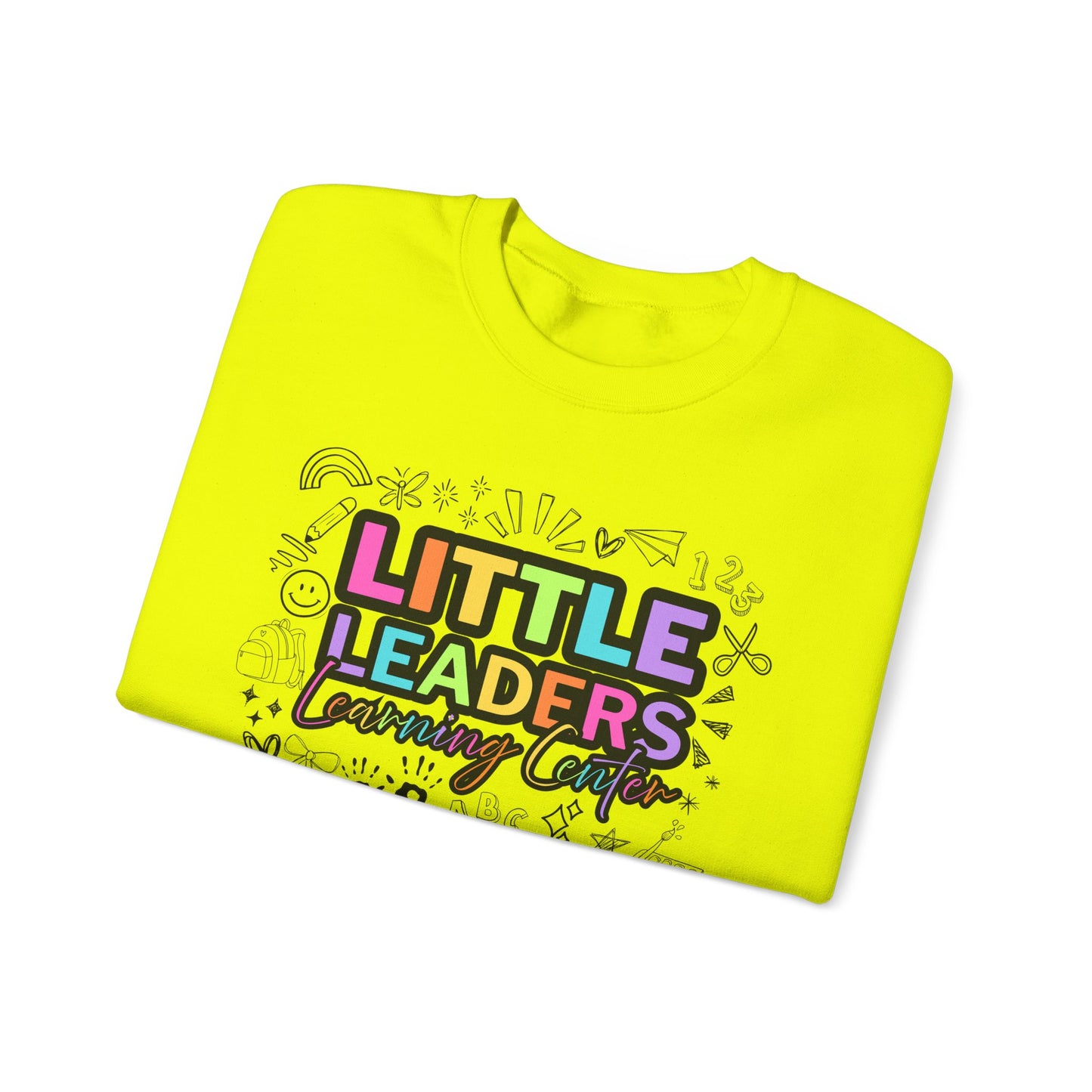 Little Leaders Doodle Colorful Crewneck Sweatshirt