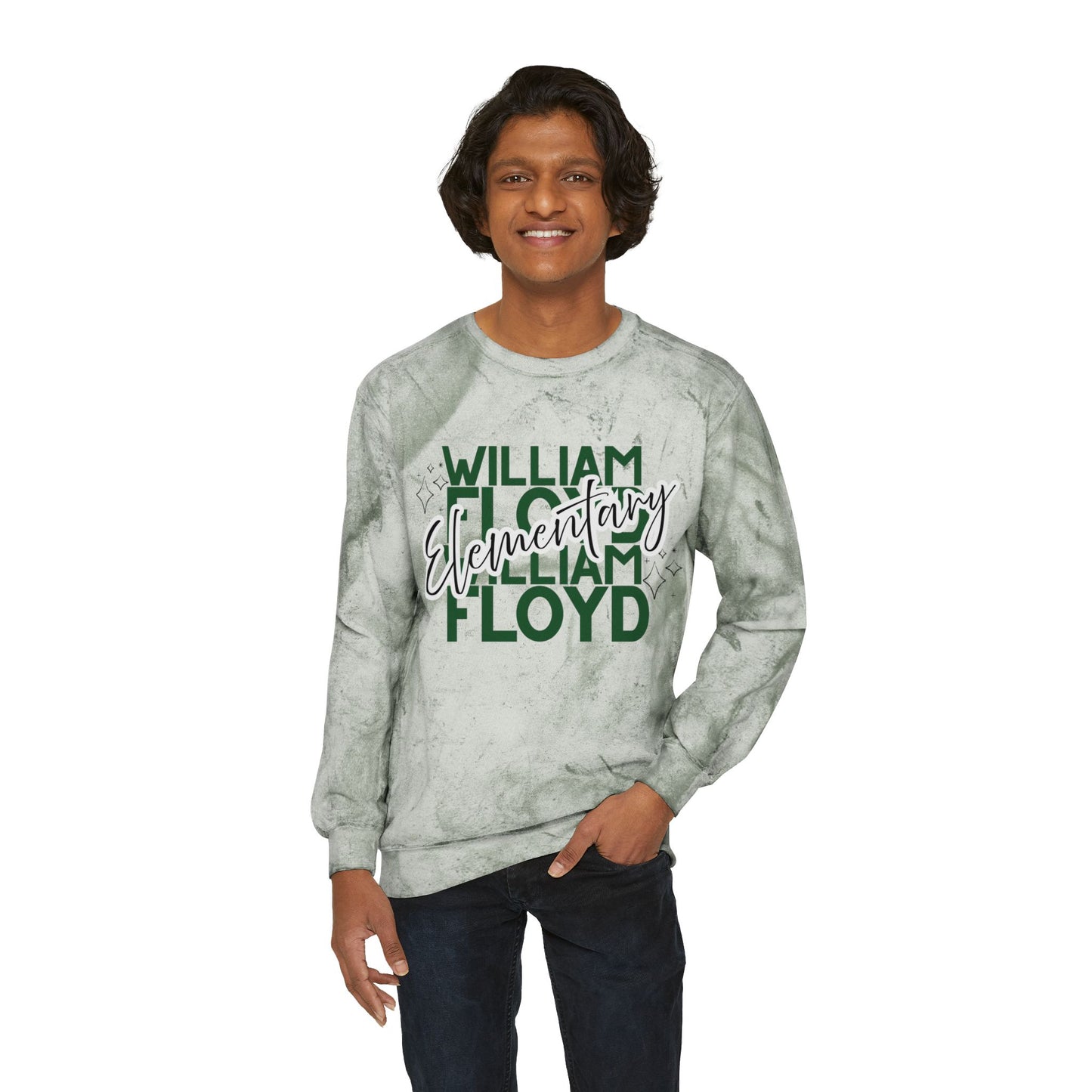 WFE Color Blast Crewneck Sweatshirt for School Spirit | 'Expect Success'