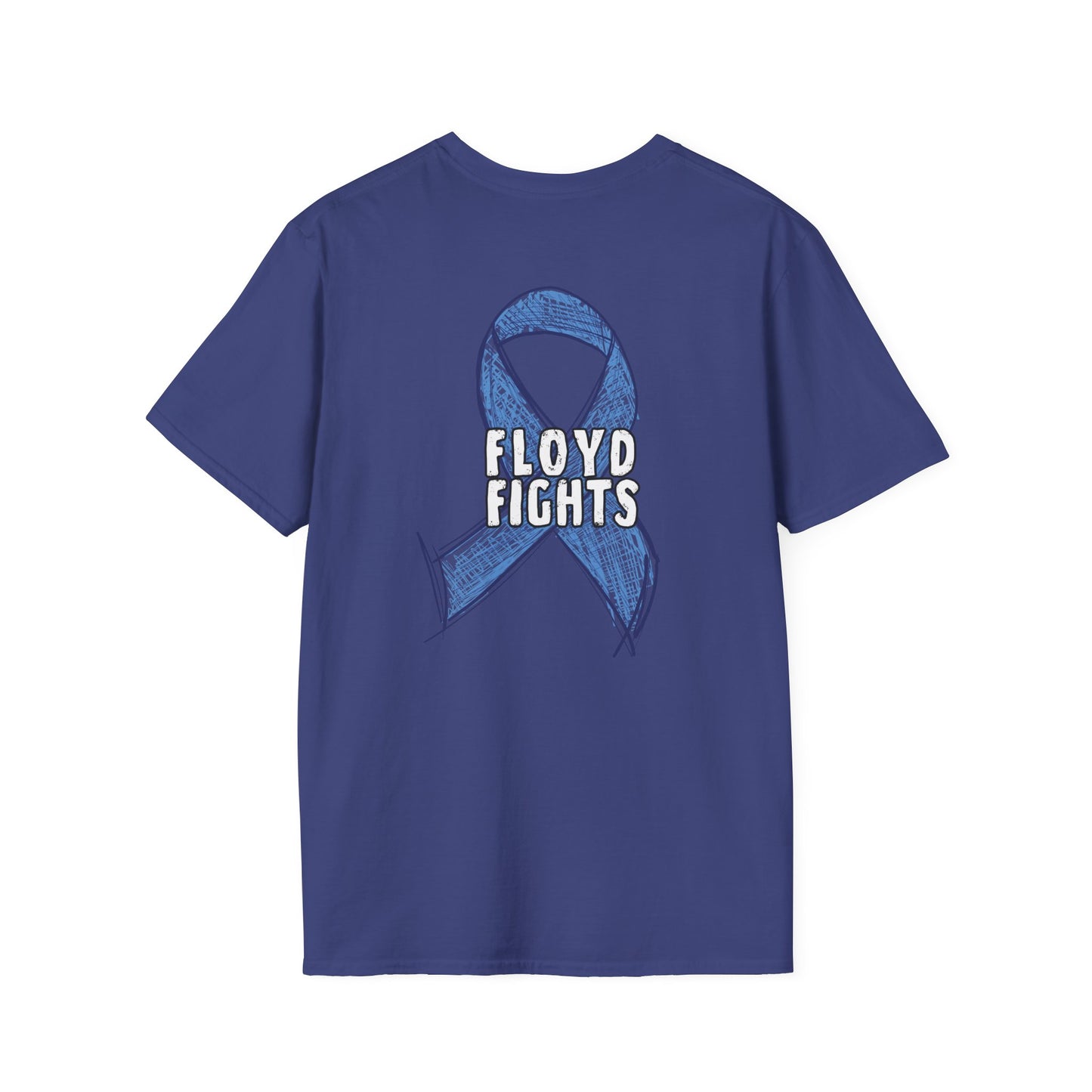 FLOYD FIGHTS Ribbon Diabetes Awareness T-Shirt | Softstyle Tee