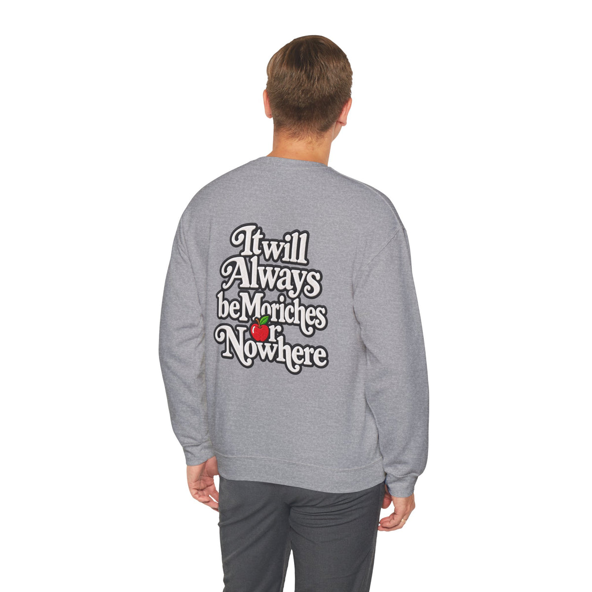 "MES or Nowhere w/ School Things" - Moriches Crewneck Sweatshirt