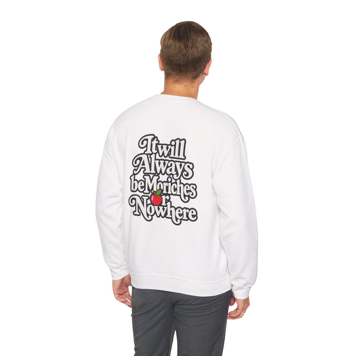 "MES or Nowhere w/ School Things" - Moriches Crewneck Sweatshirt