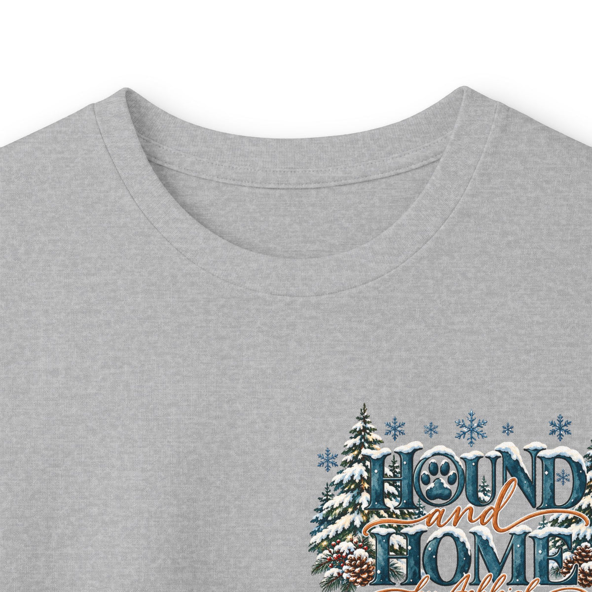 Holiday "Hound + Home" Long Sleeve Tee