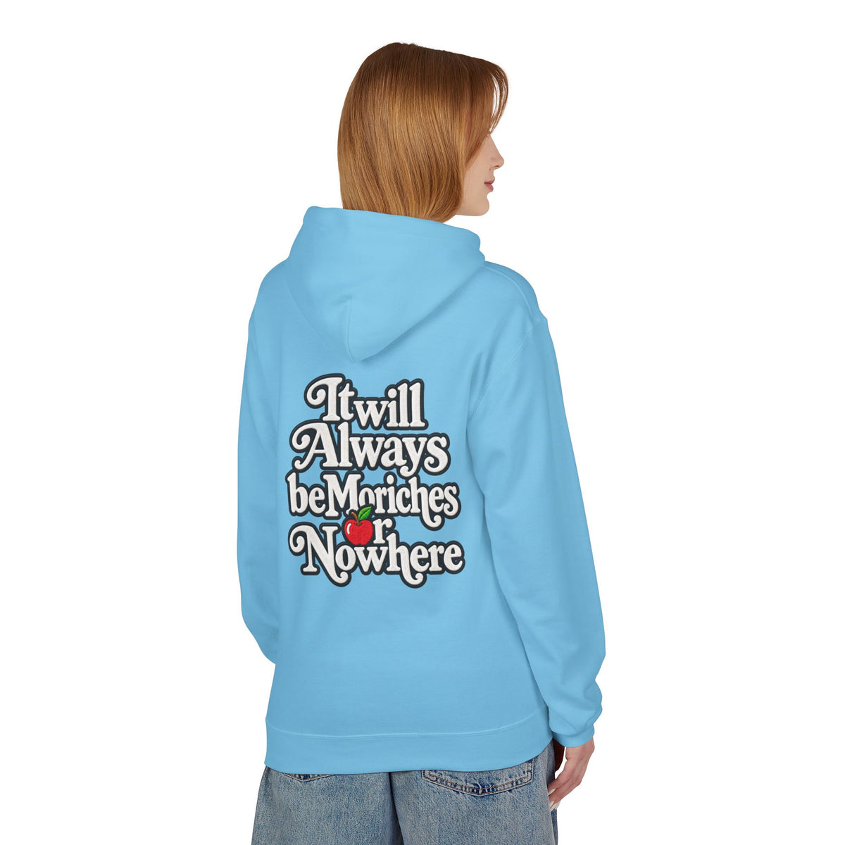 "MES or Nowhere" w/ apple- Moriches Hoodie