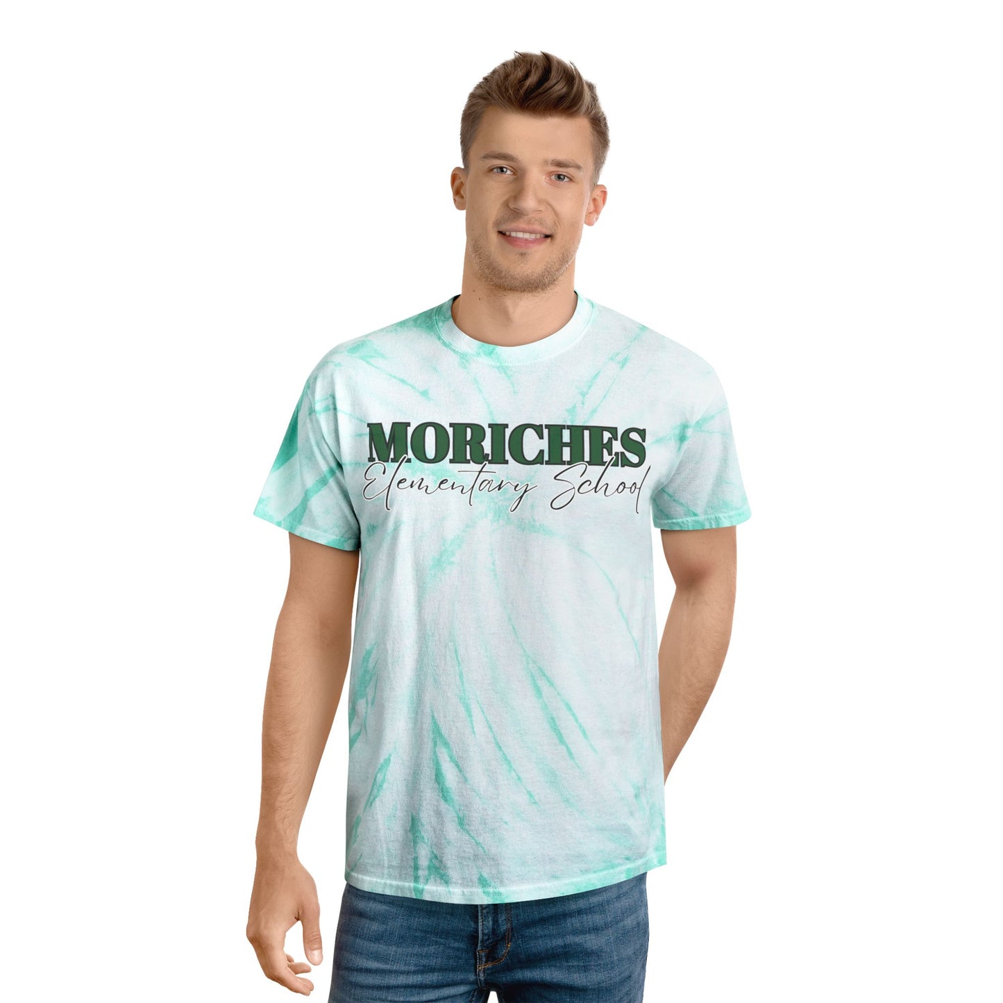 Moriches Tie-Dye Tee, Fun Summer Shirt, Unique Gift, Vibrant Cyclone Style