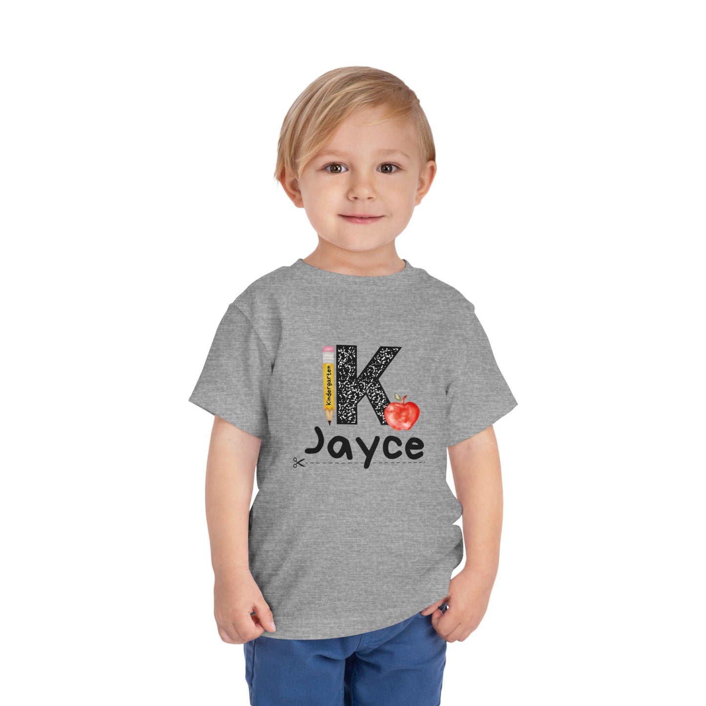 Jayce- K- Personalized Toddler Tee - Back to School Collection