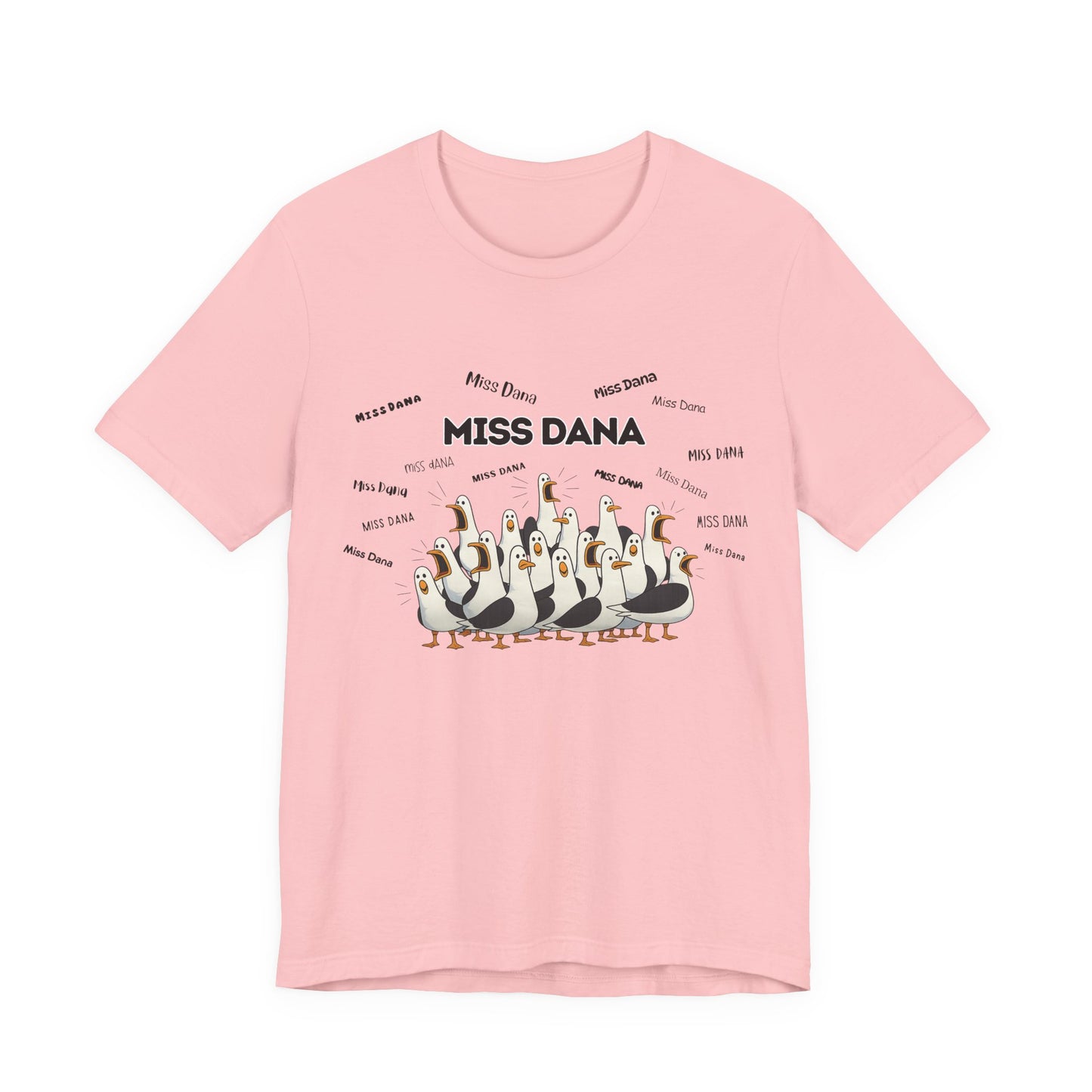 Miss Dana- Penguin Choir T-Shirt — Funny Teacher Personalized Tee