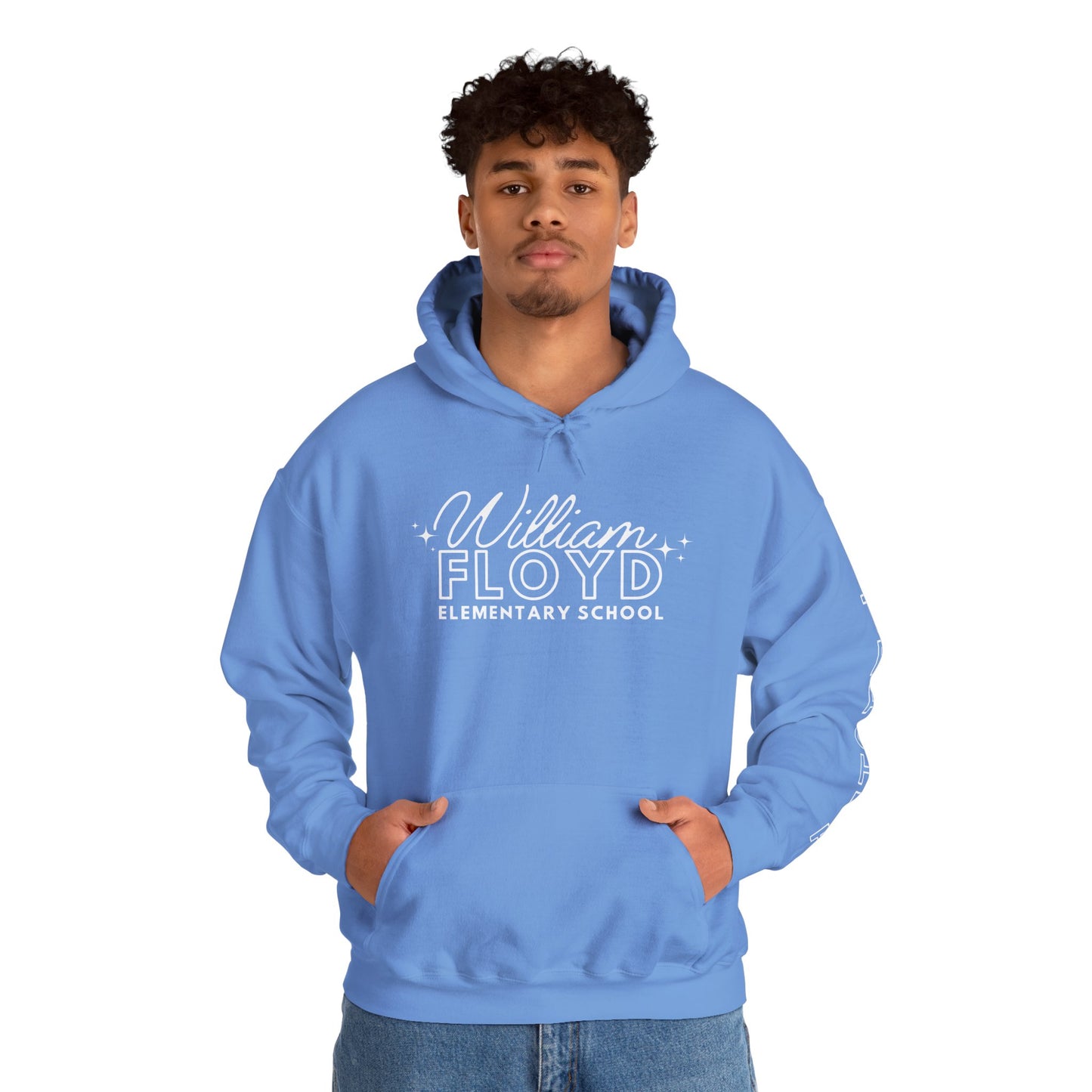 WFE Teacher Simple Design Hoodie w/ Teacher on Sleeve - Cozy Unisex Sweatshirt