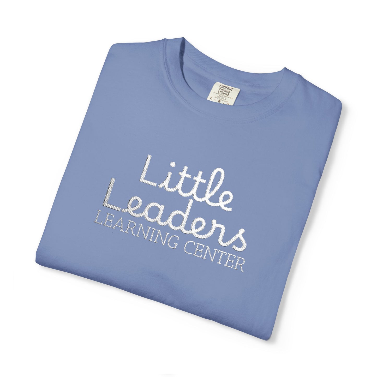 Little Leaders Full Embroidered Unisex Garment-Dyed T-Shirt