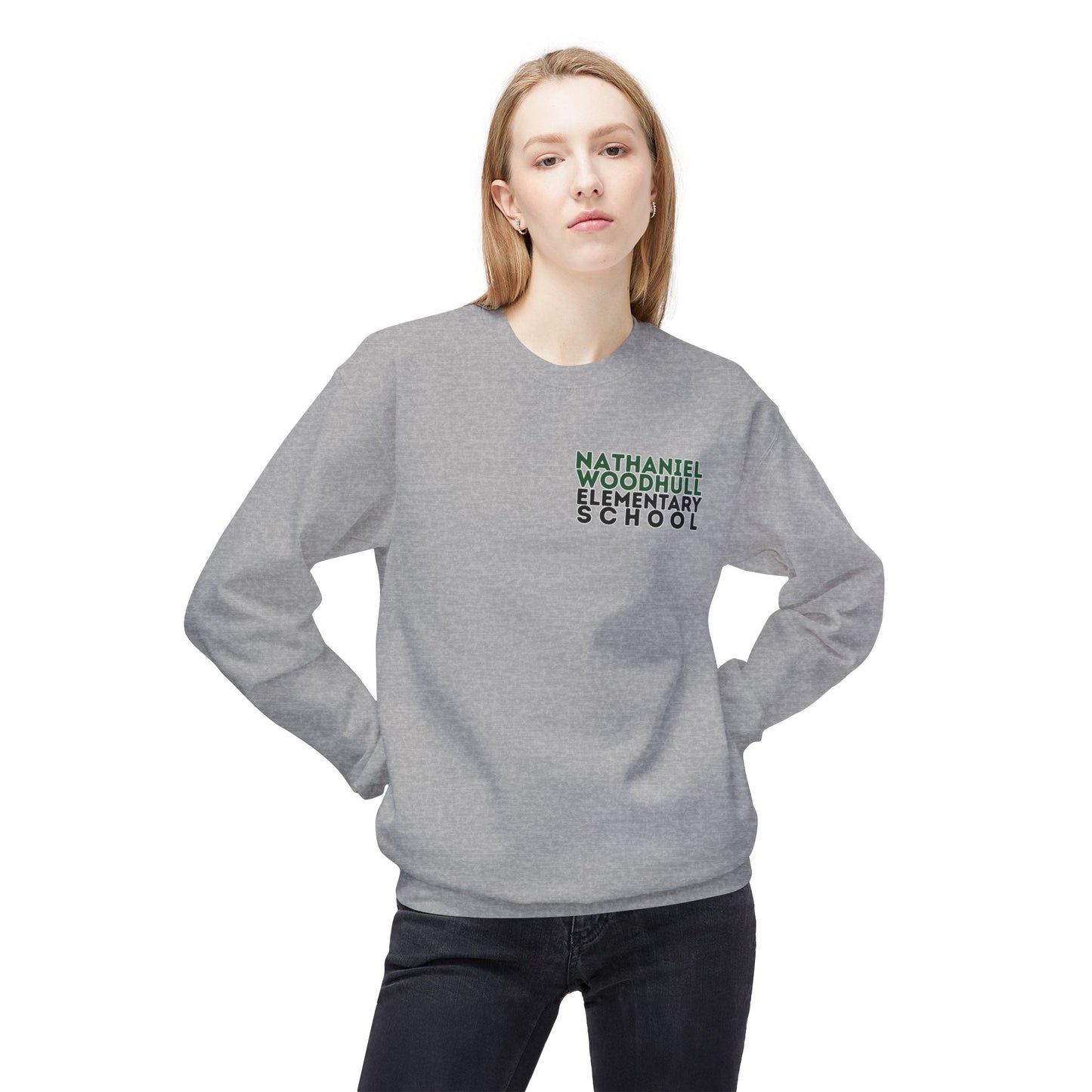 Woodhull Elementary School Fleece Crewneck Sweatshirt
