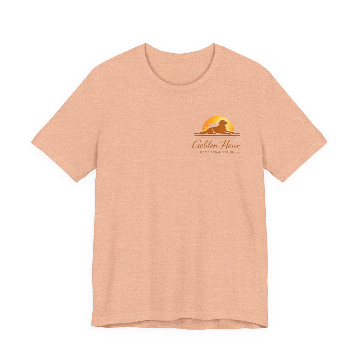 "Golden Hour Home Organization"Logo T-Shirt—  Personalized