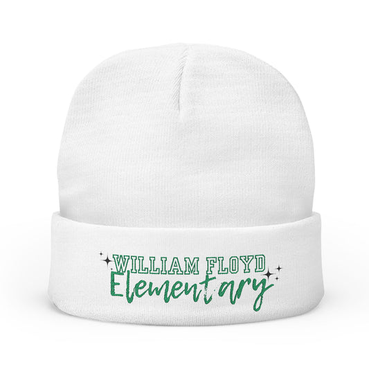 WFE- Embroidered Knit Beanie - William Floyd Elementary