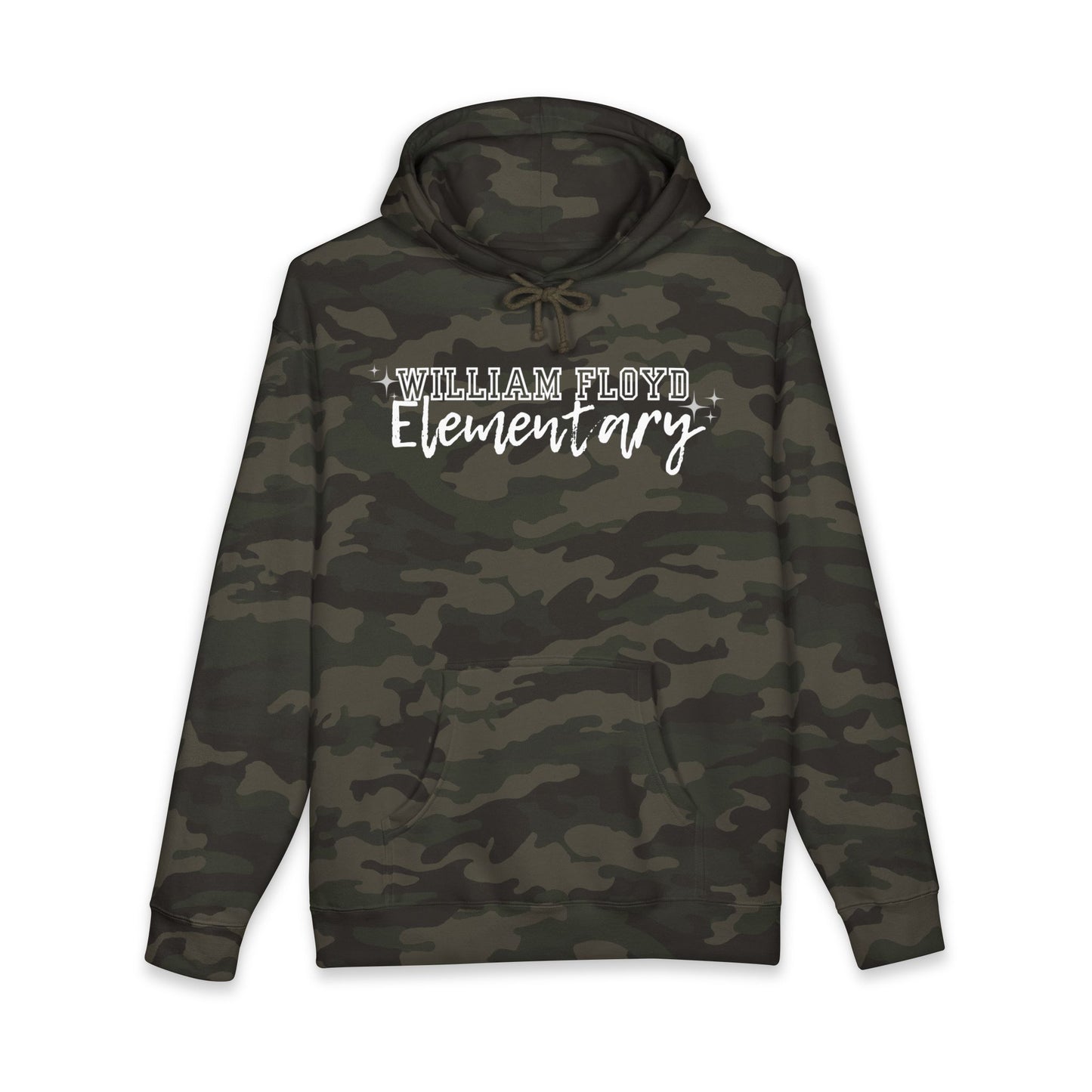 Camo 'William Floyd Elementary' Hoodie — Expect Success- WFE Family