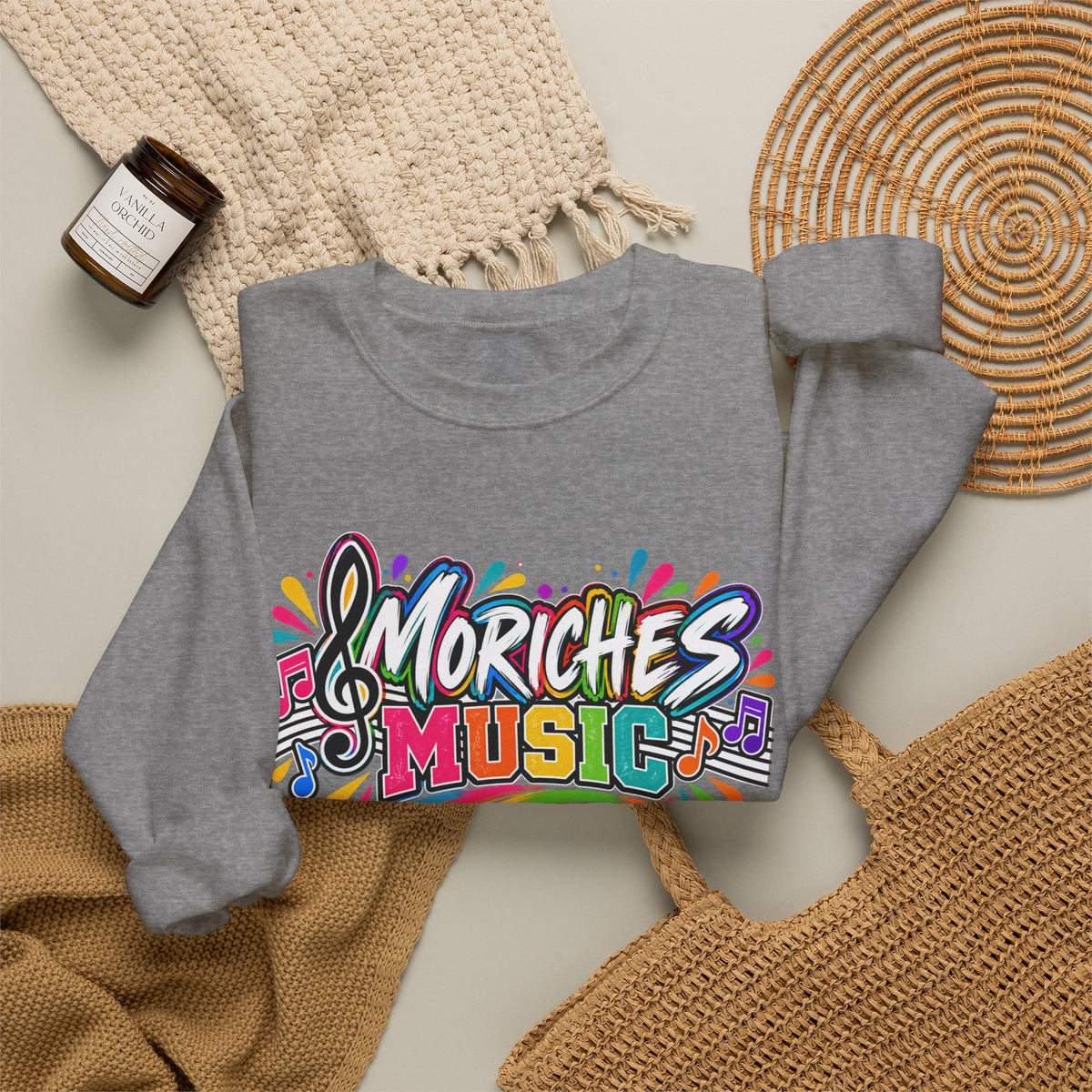 Moriches Music Sweatshirt — "Make Every Note Count" Crewneck