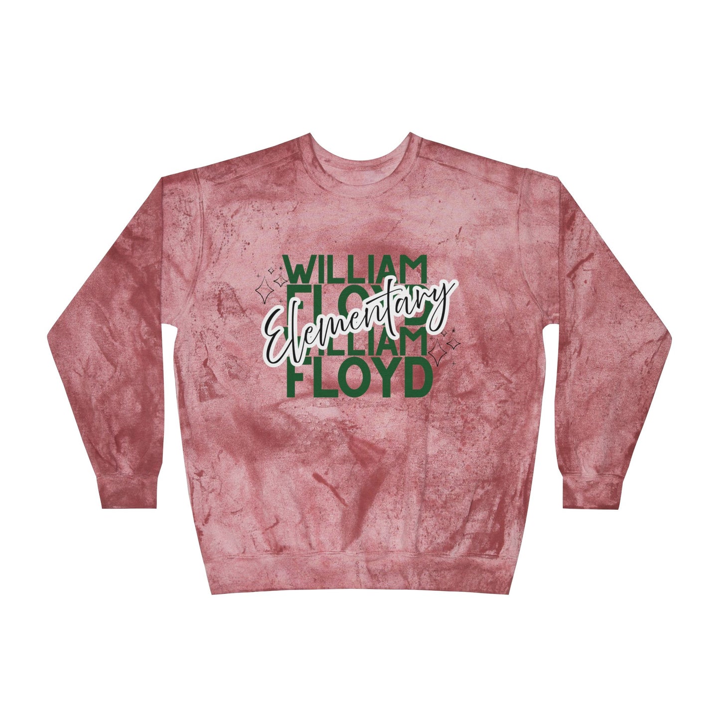 WFE Color Blast Crewneck Sweatshirt for School Spirit | 'Expect Success'