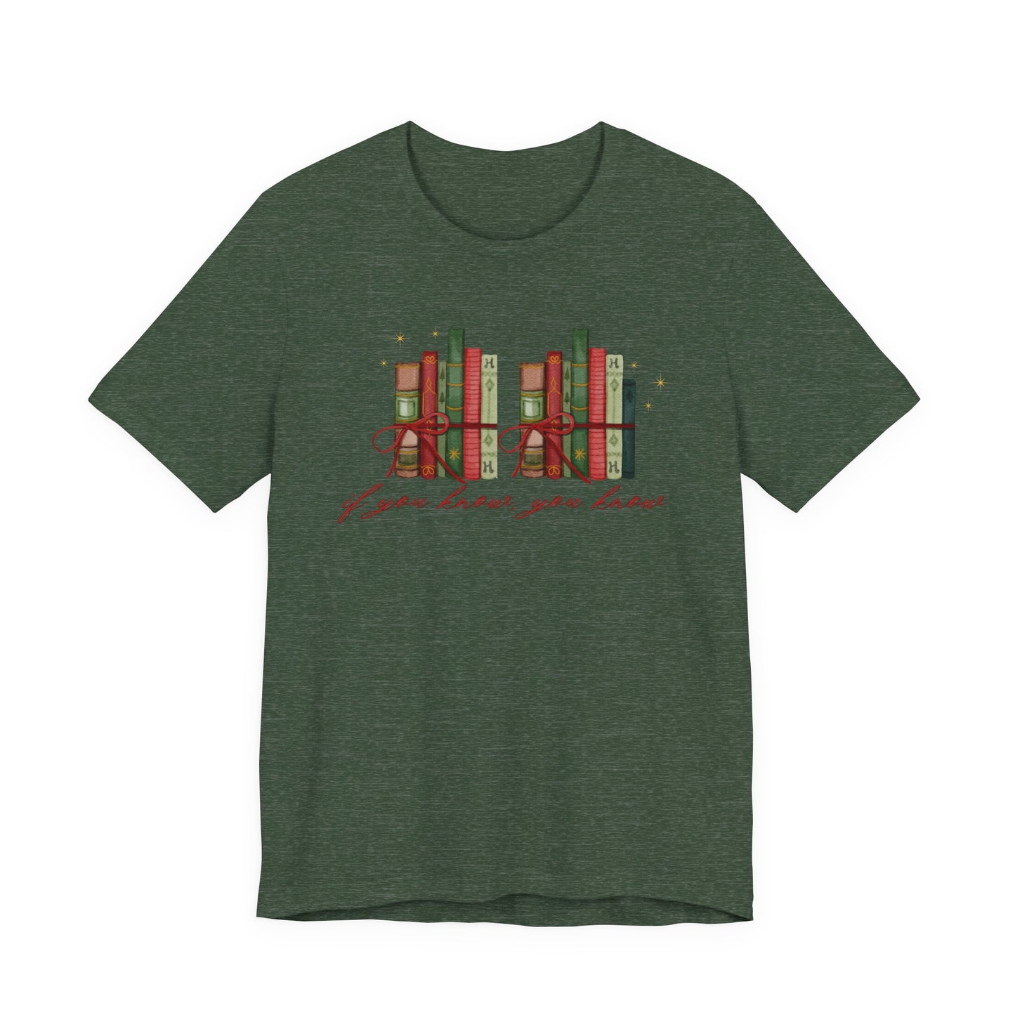 6-7 Books, "if you know you know"— Christmas Unisex T‑Shirt