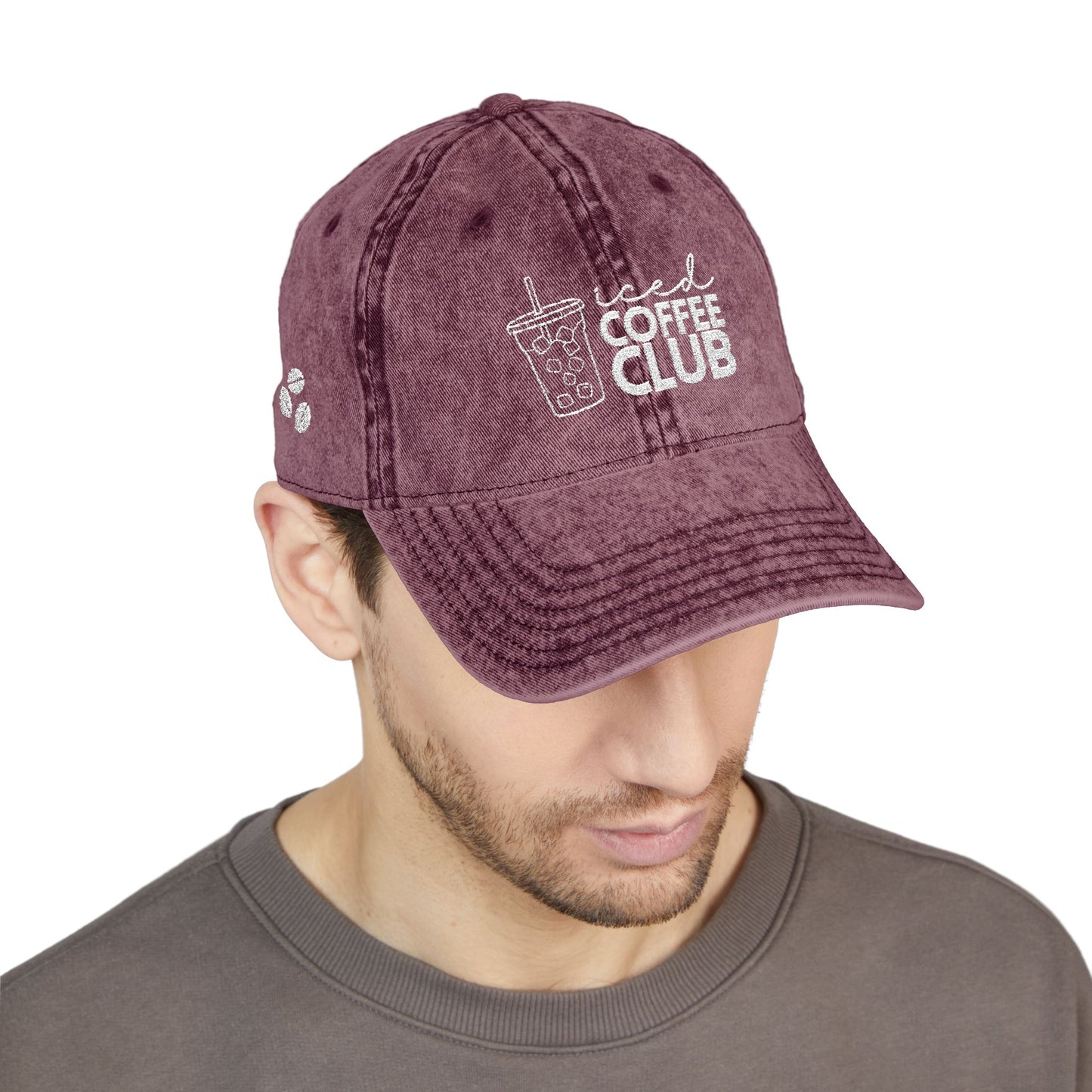 Vintage Coffee Club Cap - Stylish Embroidered Hat for Coffee Lovers