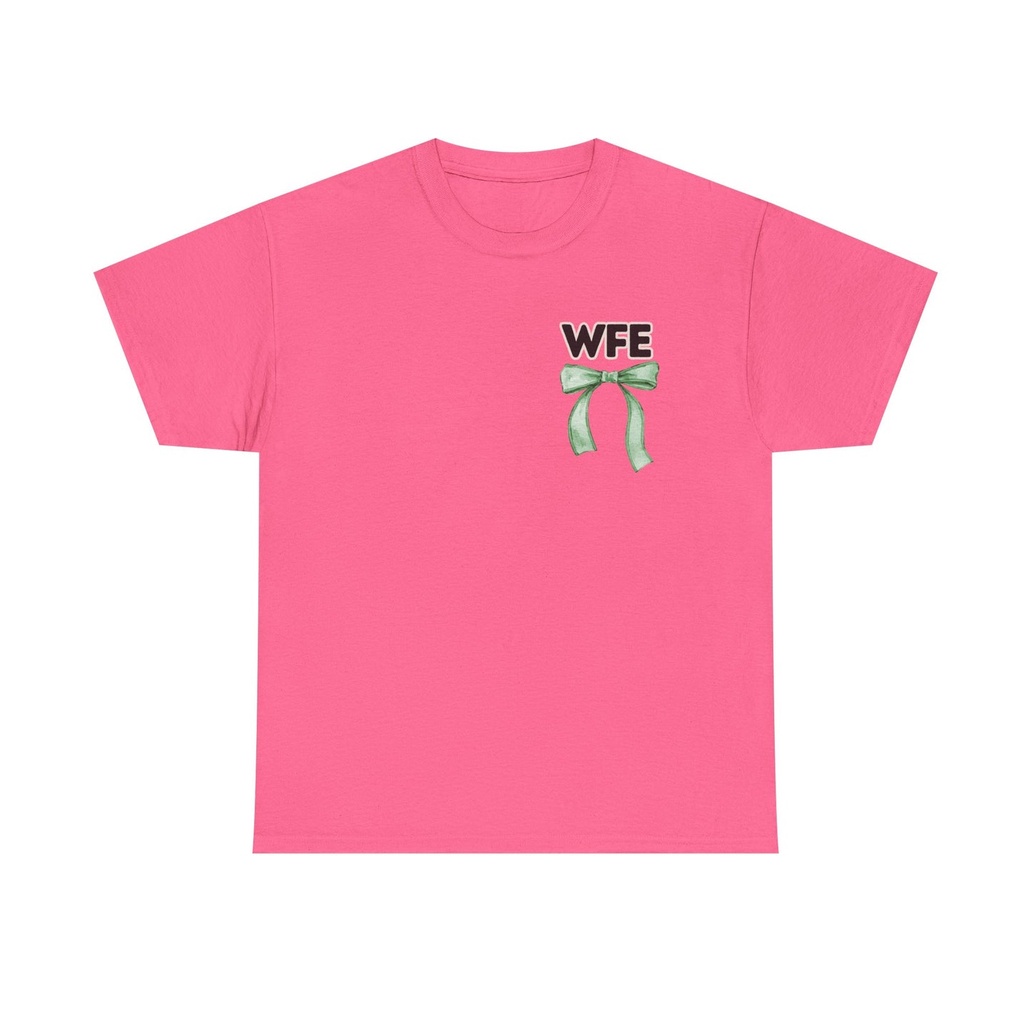 WFE Cafe Monitor and Bows- Unisex Heavy Cotton Tee with Bow Design