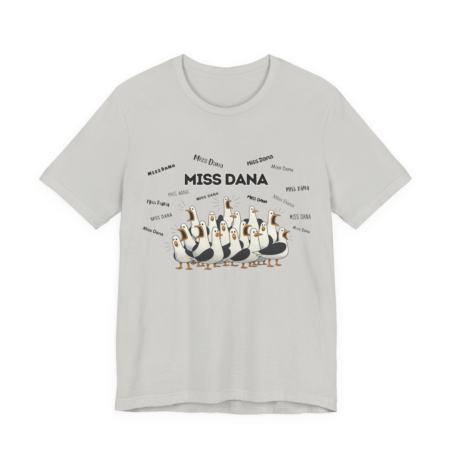 Miss Dana- Penguin Choir T-Shirt — Funny Teacher Personalized Tee
