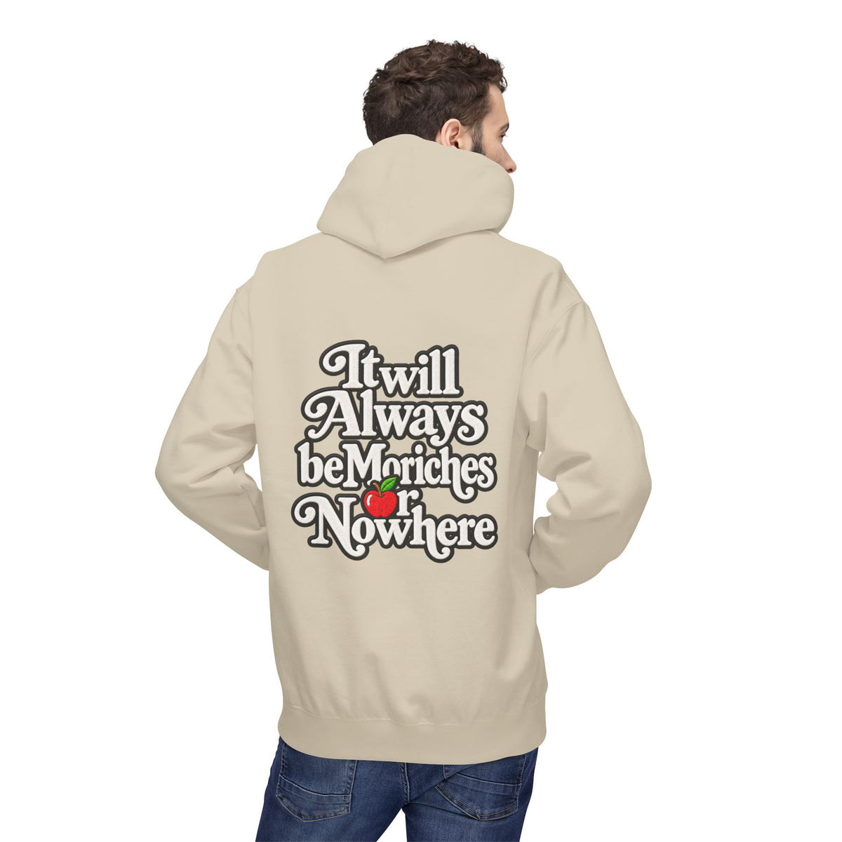 "MES or Nowhere" w/ apple- Moriches Hoodie