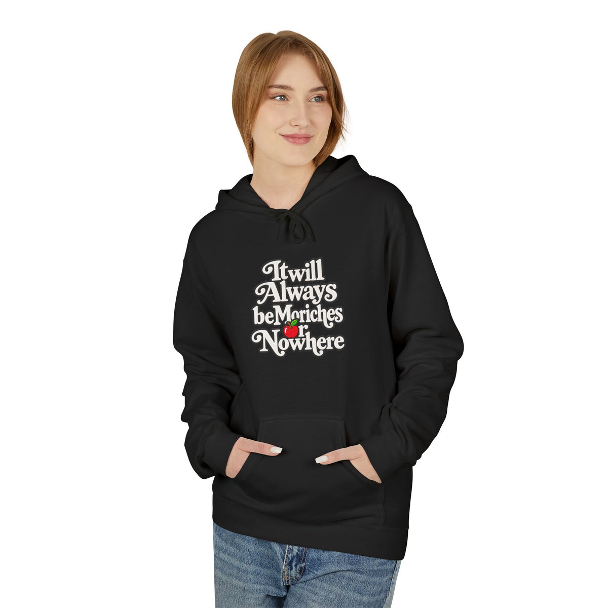 "MES or Nowhere" w/ apple- Moriches Hoodie