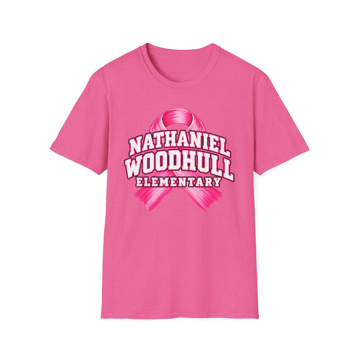 Woodhull-Breast Cancer Awareness Tee, Unisex Softstyle T-Shirt
