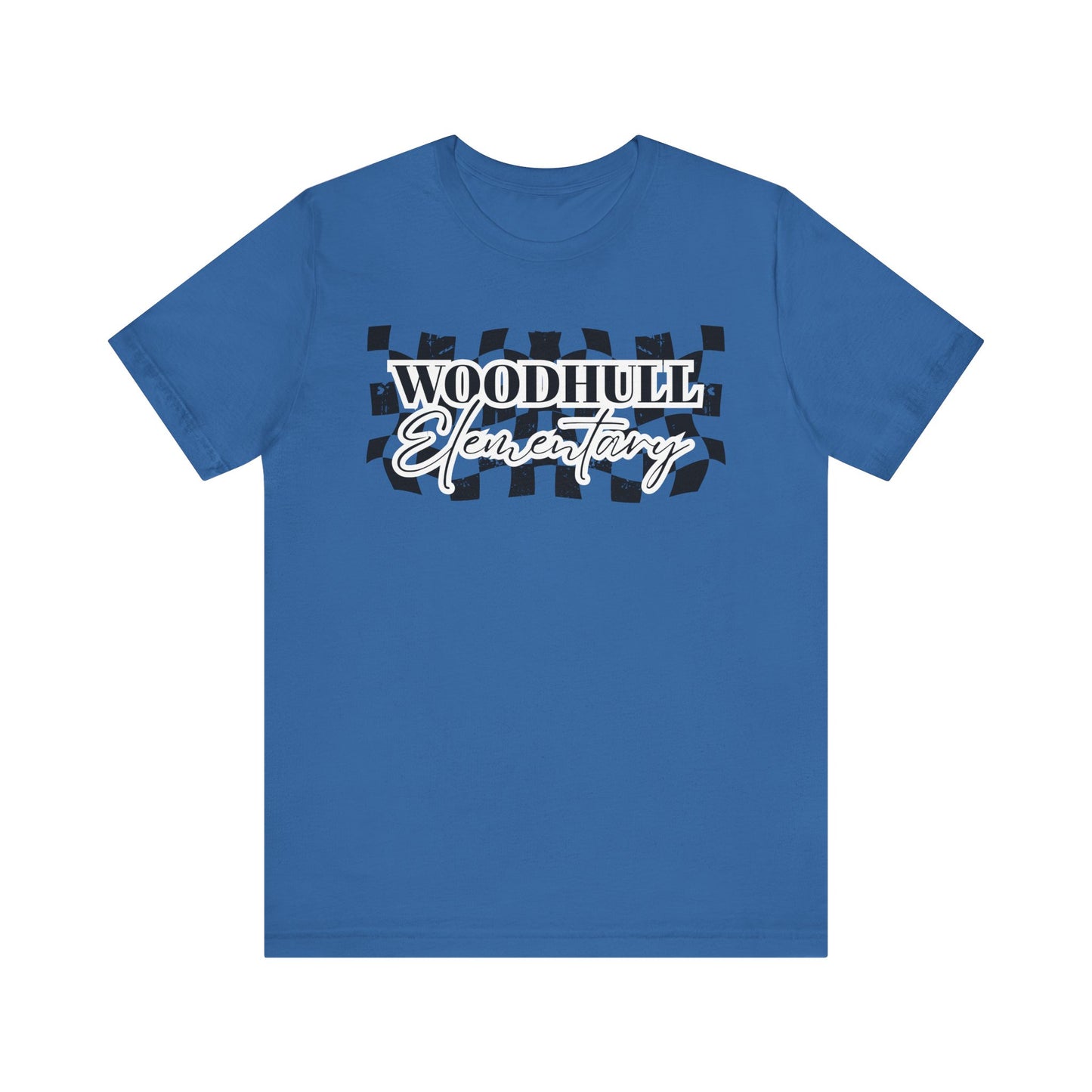Woodhull Checkered Logo Unisex Jersey Tee