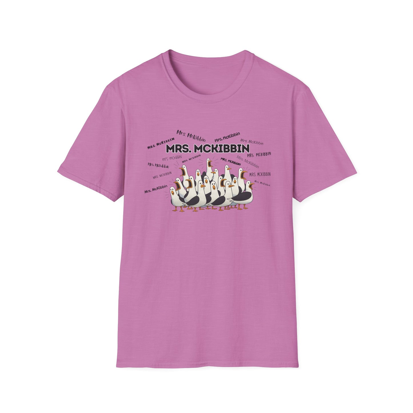 Mrs. McKibbin- Seagull Crew Graphic T-Shirt — Personalized