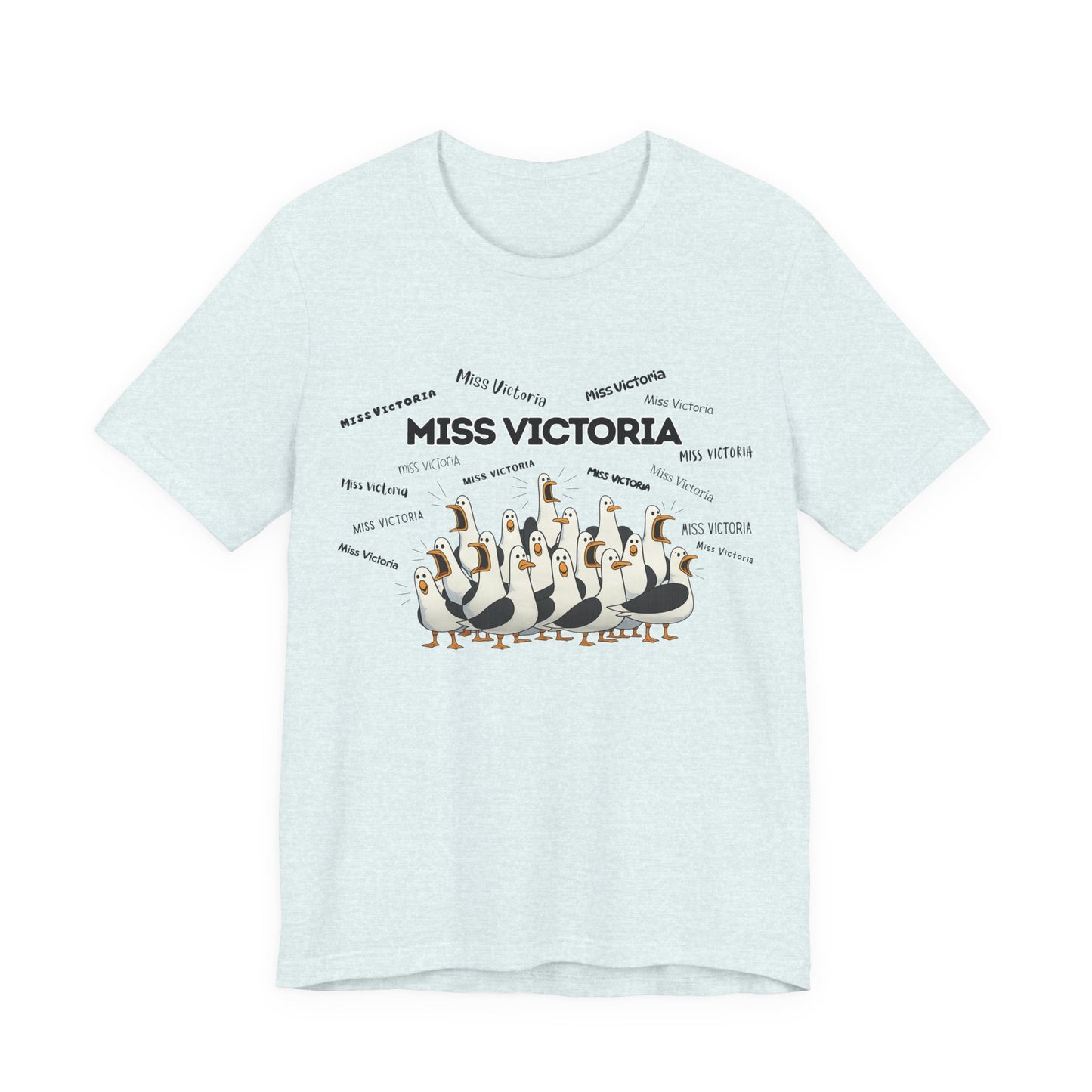 Miss Victoria- Penguin Choir T-Shirt — Funny Teacher Personalized Tee