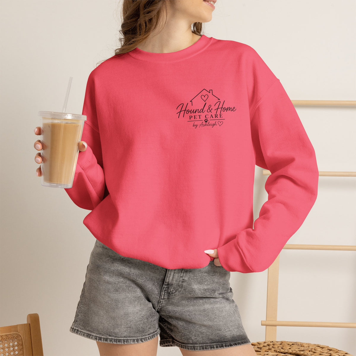 Hound + Home "Stay Pawsitive" —  Crewneck