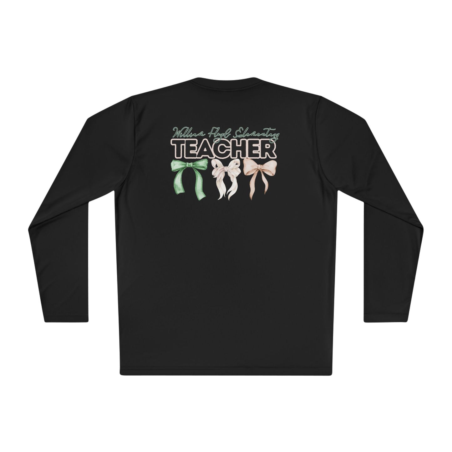 WFE Teacher Bow Long Sleeve Tee