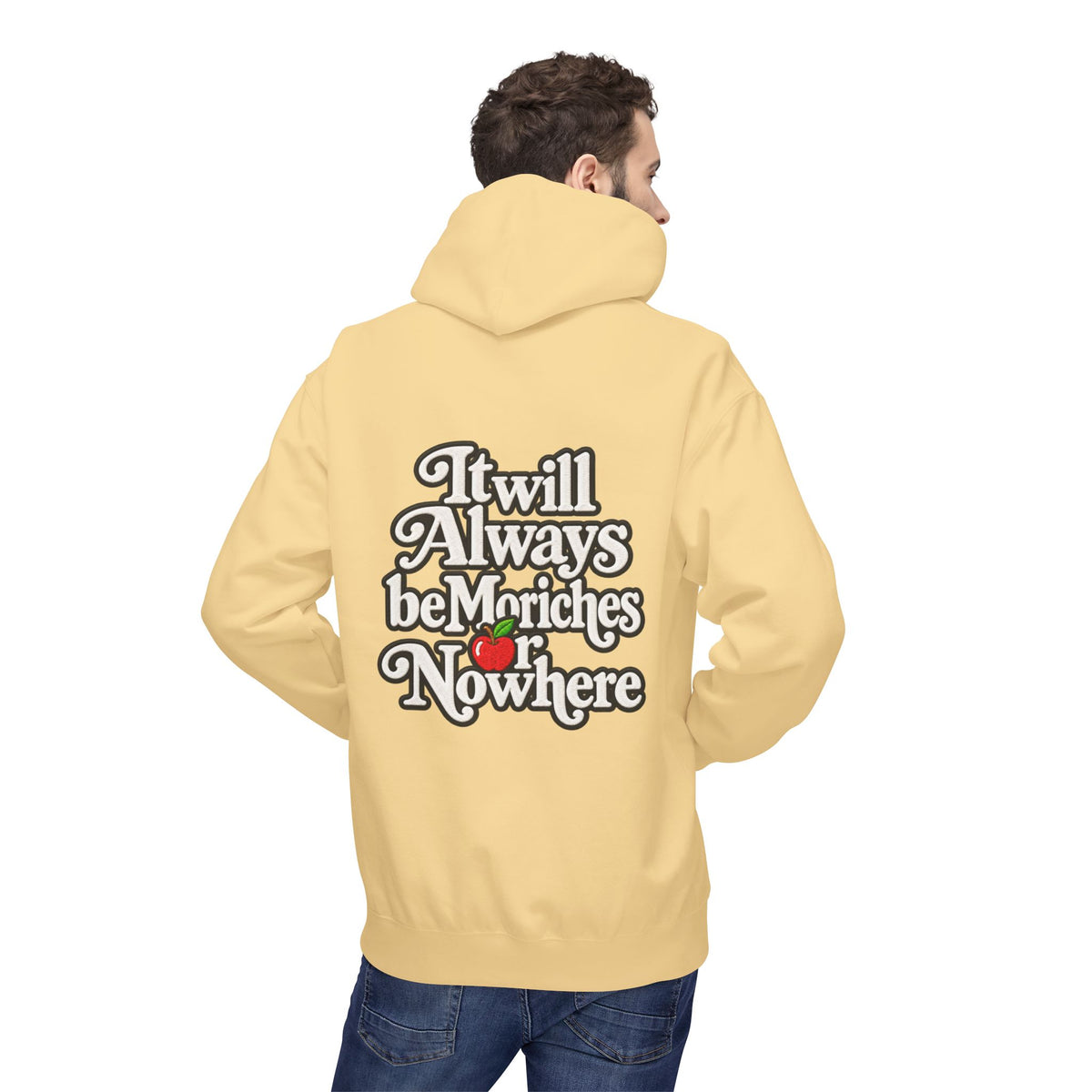 "MES or Nowhere" w/ apple- Moriches Hoodie