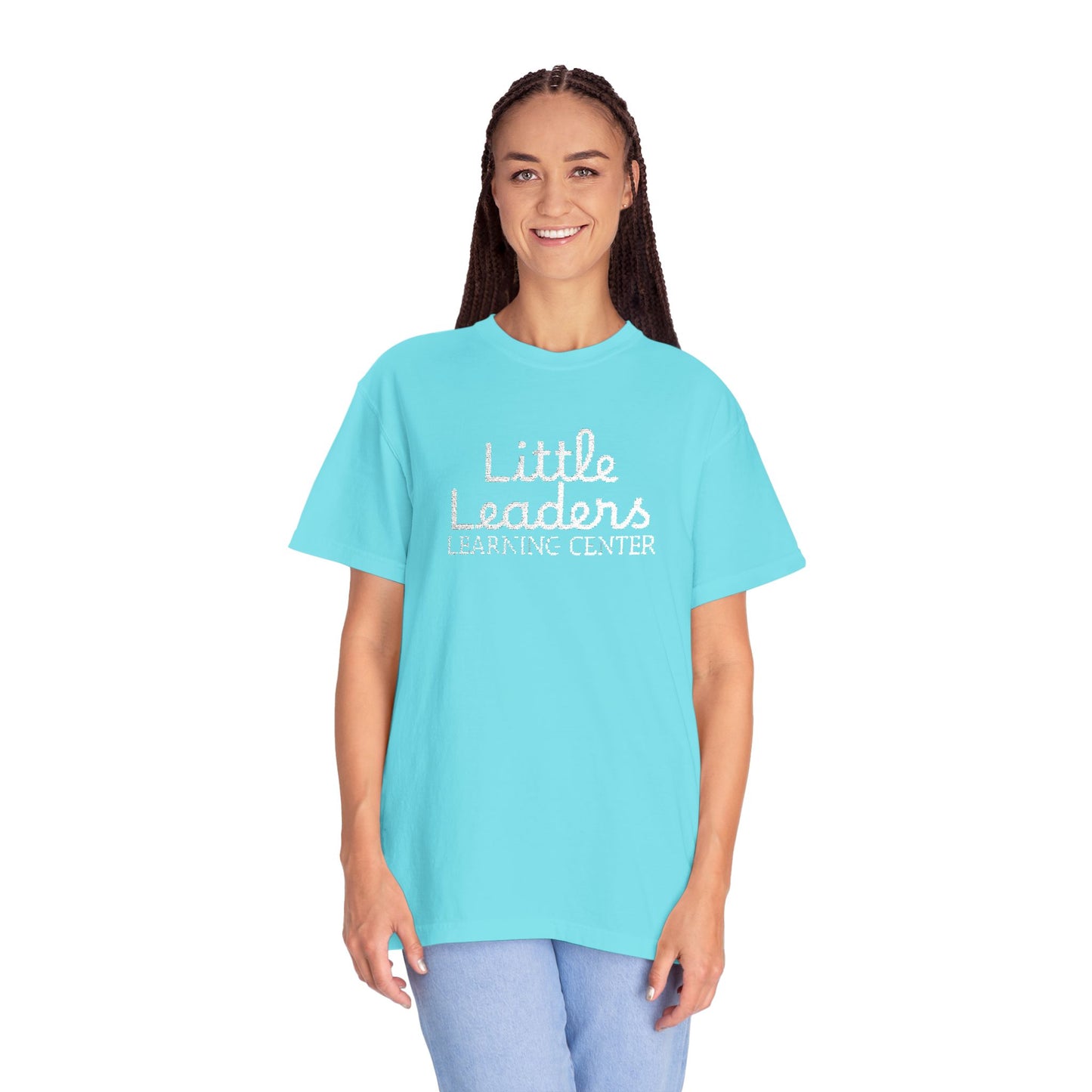 Little Leaders Full Embroidered Unisex Garment-Dyed T-Shirt
