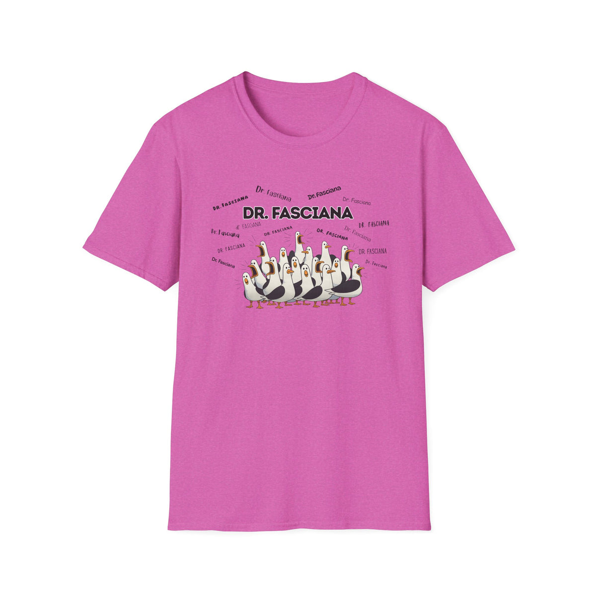 Dr. Fasciana- Seagull Crew Graphic T-Shirt — Personalized