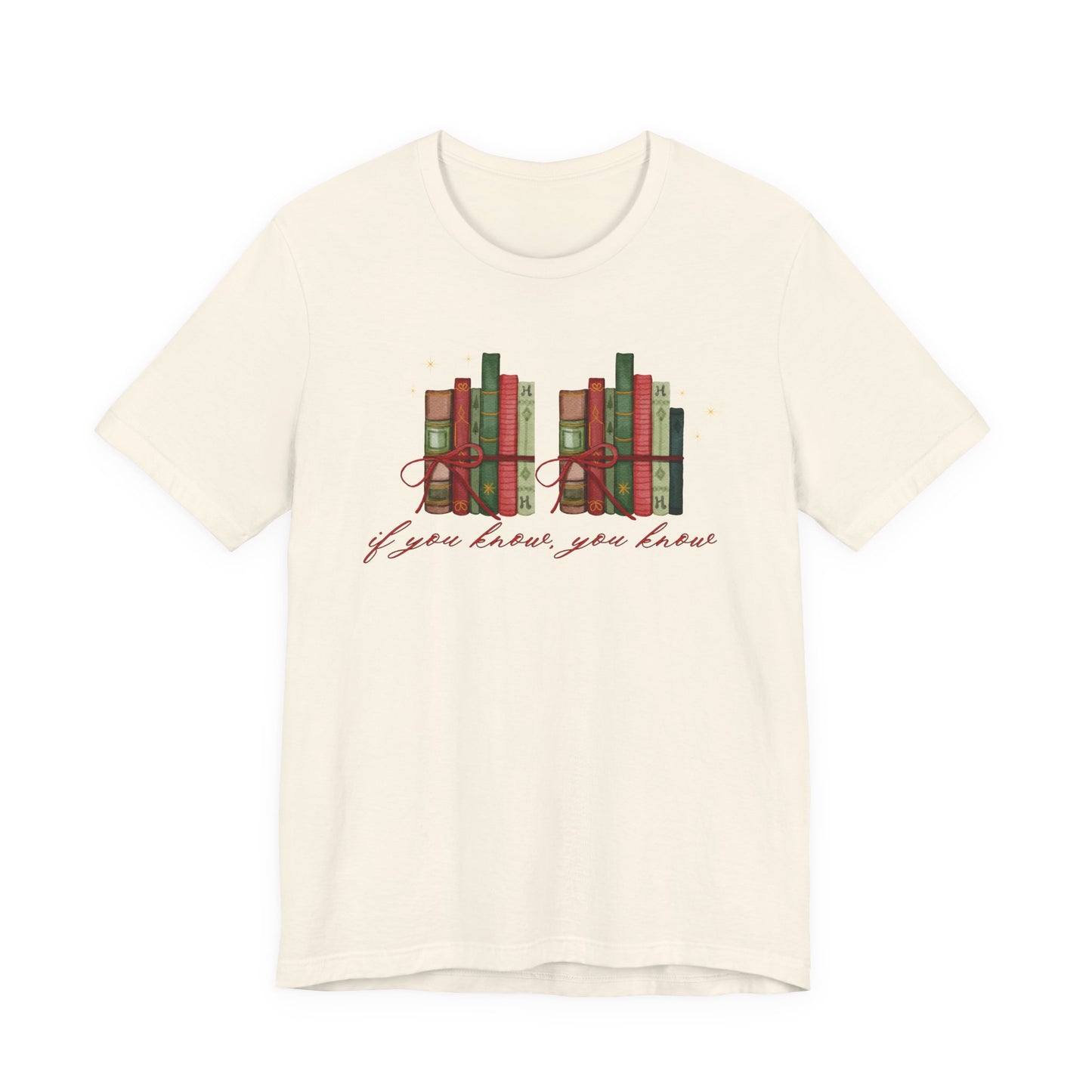 6-7 Books, "if you know you know"— Christmas Unisex T‑Shirt